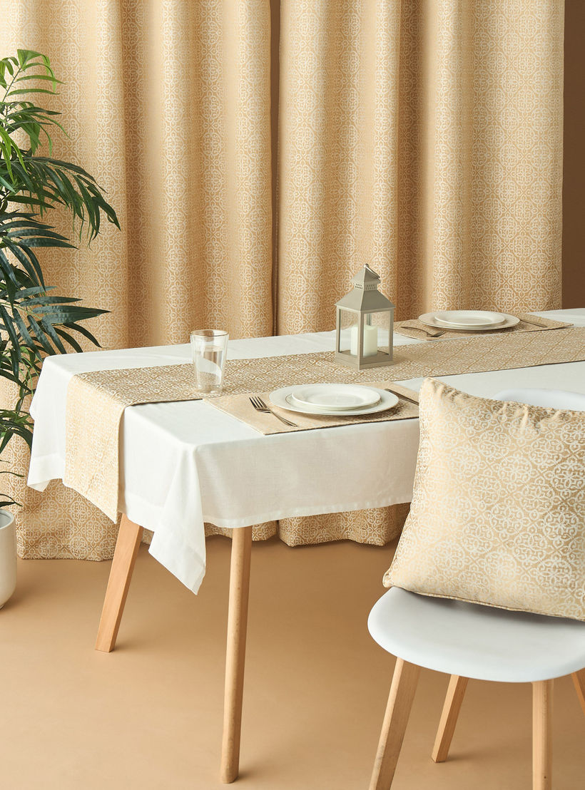 طقم لبادات صحون جاكار قطعتين من دمشق - 30x45 سم-household-dining-tablelinen-placemats-image-5