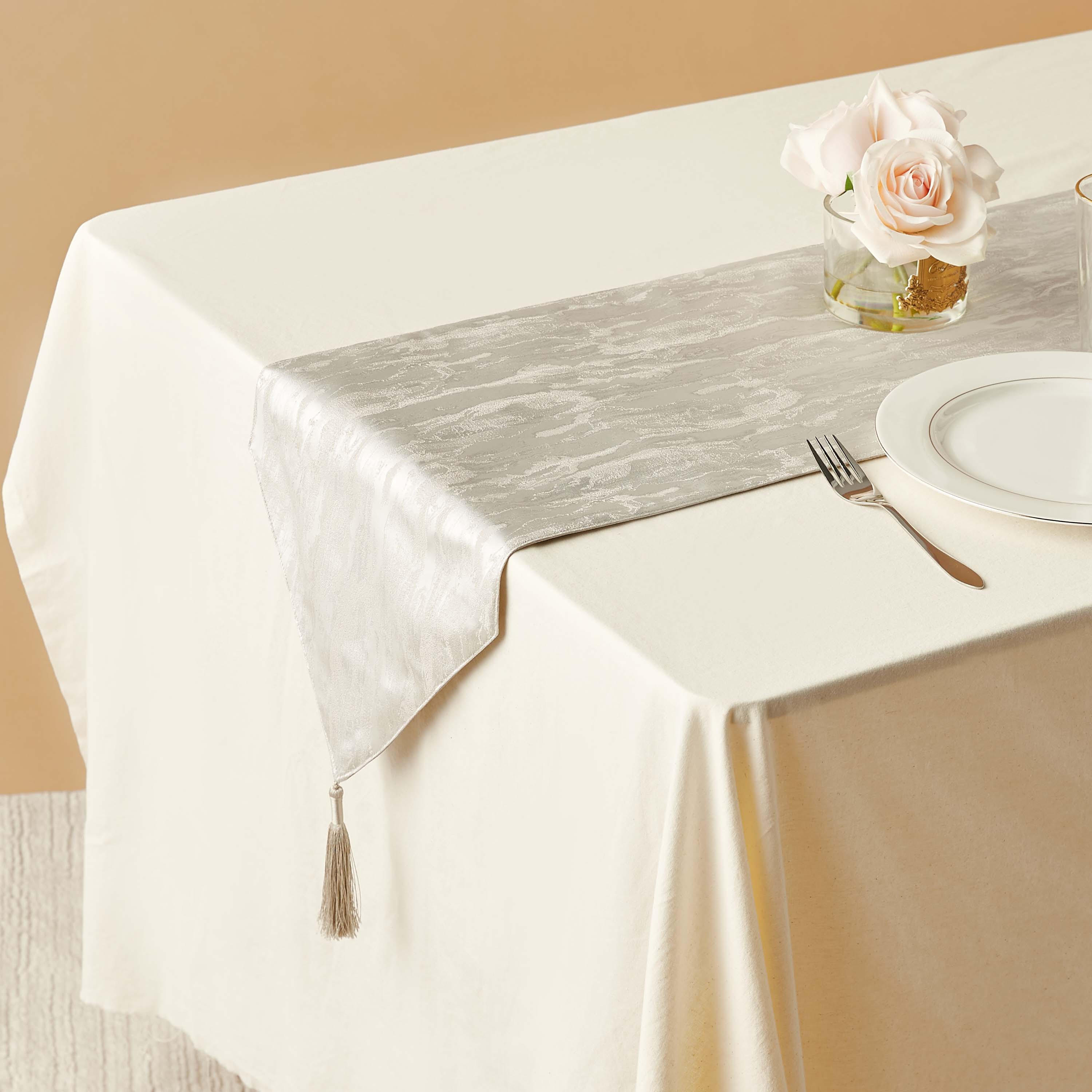Casa Arabica Jacquard Textured Runner - 33x180 cms-household-dining-tablelinen-runnersandtablecovers-image-1