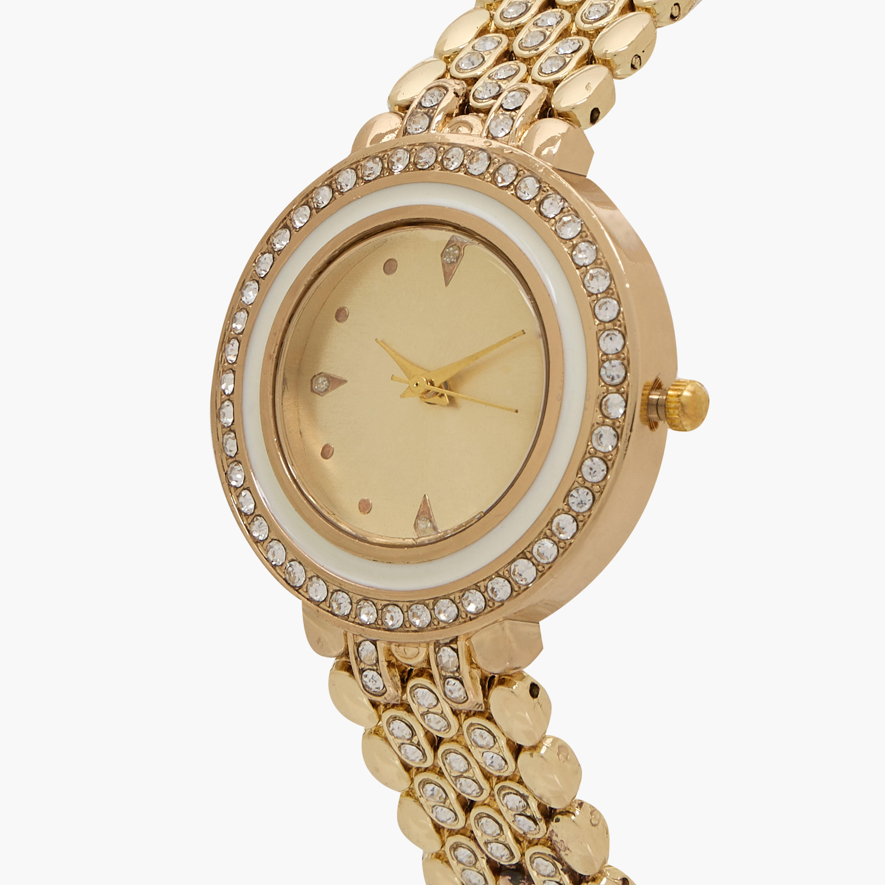 ساعة يد تناظرية ذهبية للنساء من ميستوتس-women-watchesandjewellery-watches-image-4