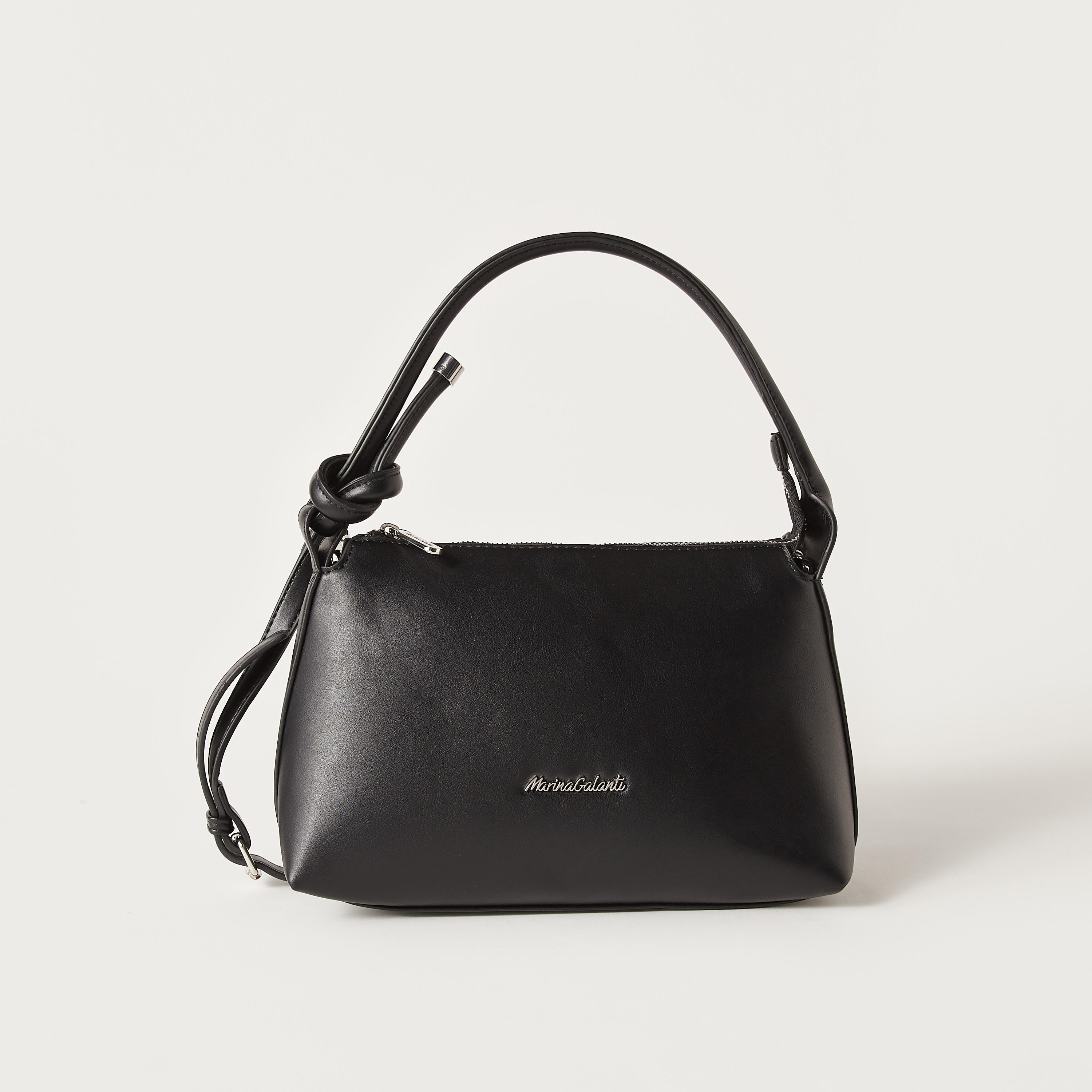 Marina Galanti Solid Shoulder Bag with Strap Handle and Zip Closure-women-bagsandwallets-handbags-image-1