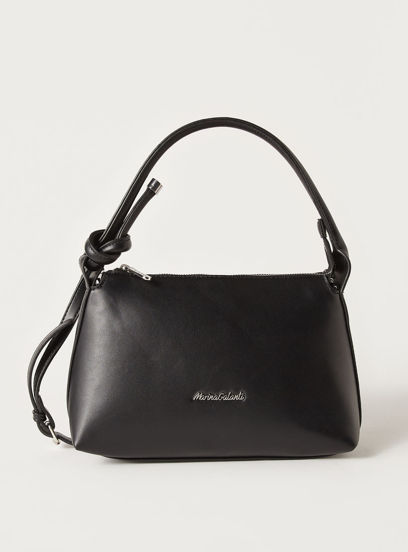 Marina Galanti Solid Shoulder Bag with Strap Handle and Zip Closure-women-bagsandwallets-handbags-image-1