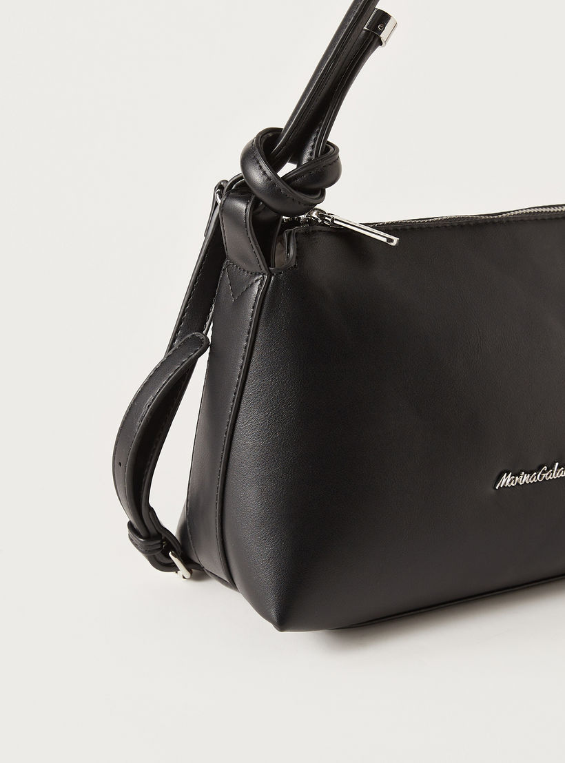 Marina Galanti Solid Shoulder Bag with Strap Handle and Zip Closure-women-bagsandwallets-handbags-image-3