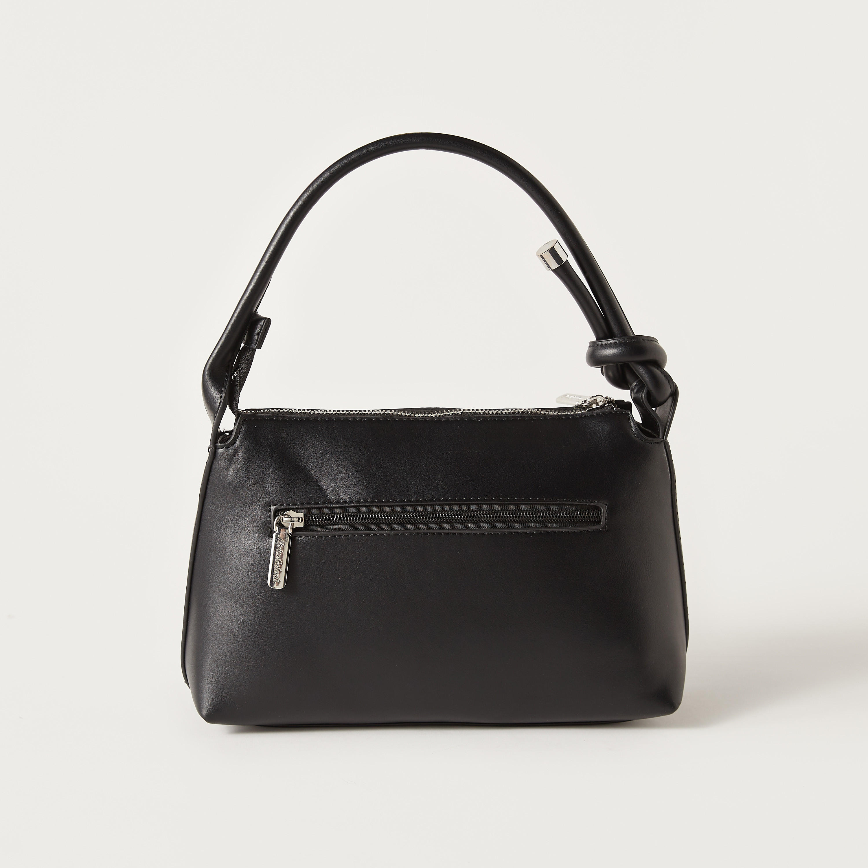 Marina Galanti Solid Shoulder Bag with Strap Handle and Zip Closure-women-bagsandwallets-handbags-image-5