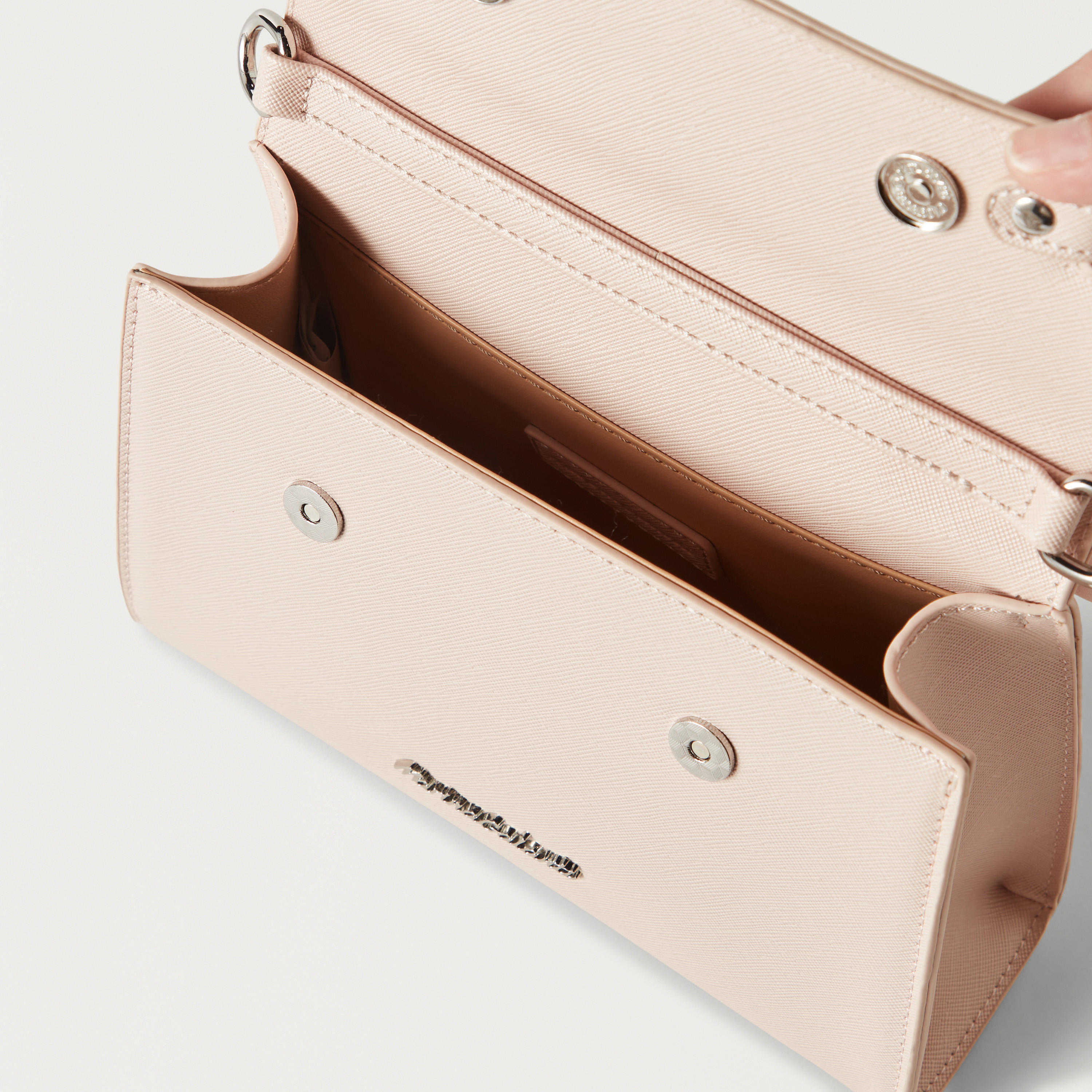 Marina Galanti Solid Satchel Bag with Bow Detail and Magnetic Closure-women-bagsandwallets-handbags-image-6