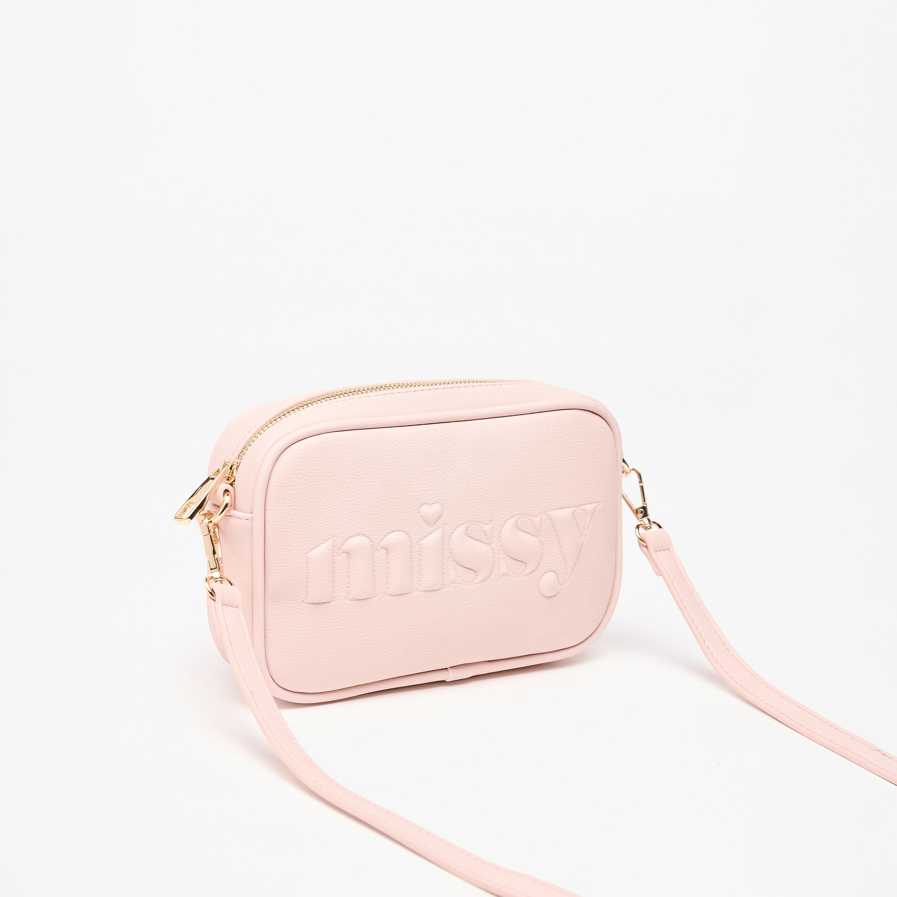 Missy Logo Detailed Crossbody Bag with Adjustable Strap-women-bagsandwallets-handbags-image-2