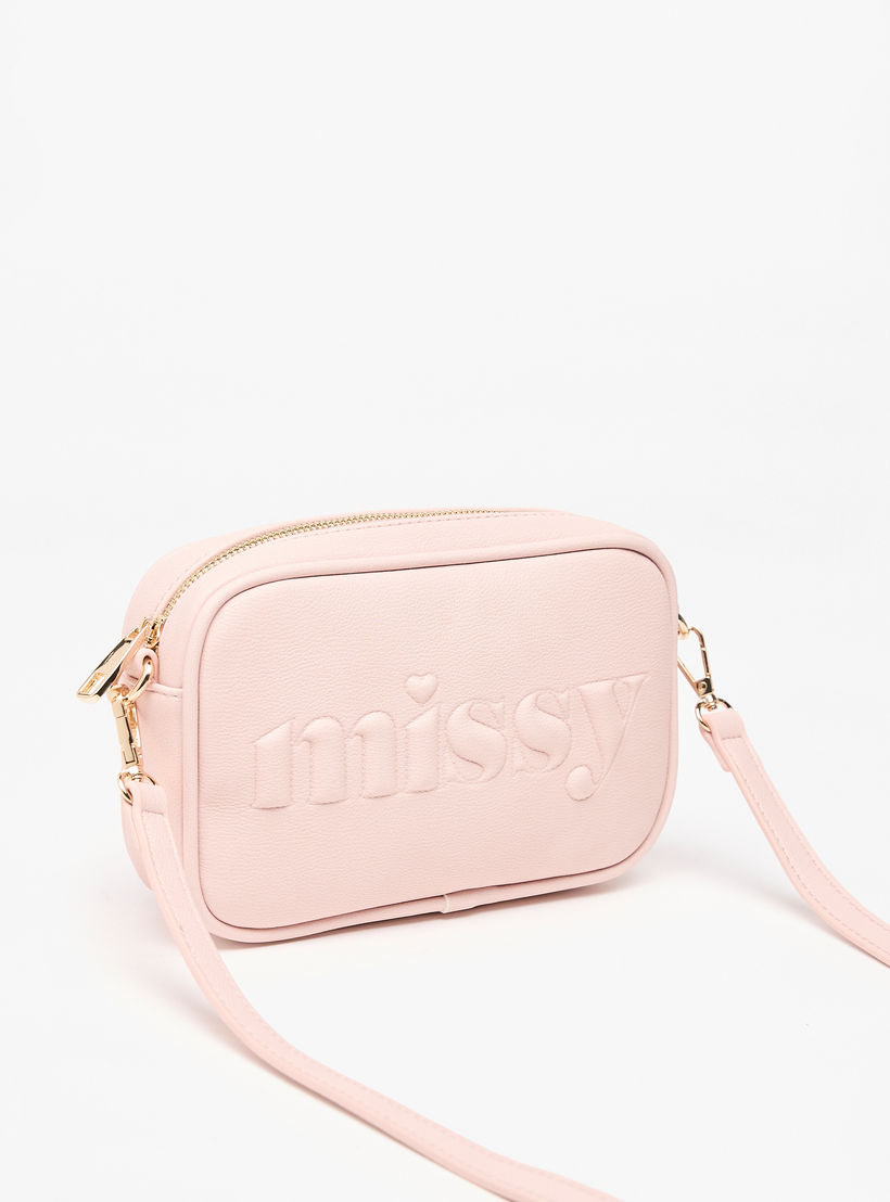 Missy Logo Detailed Crossbody Bag with Adjustable Strap-women-bagsandwallets-handbags-image-2