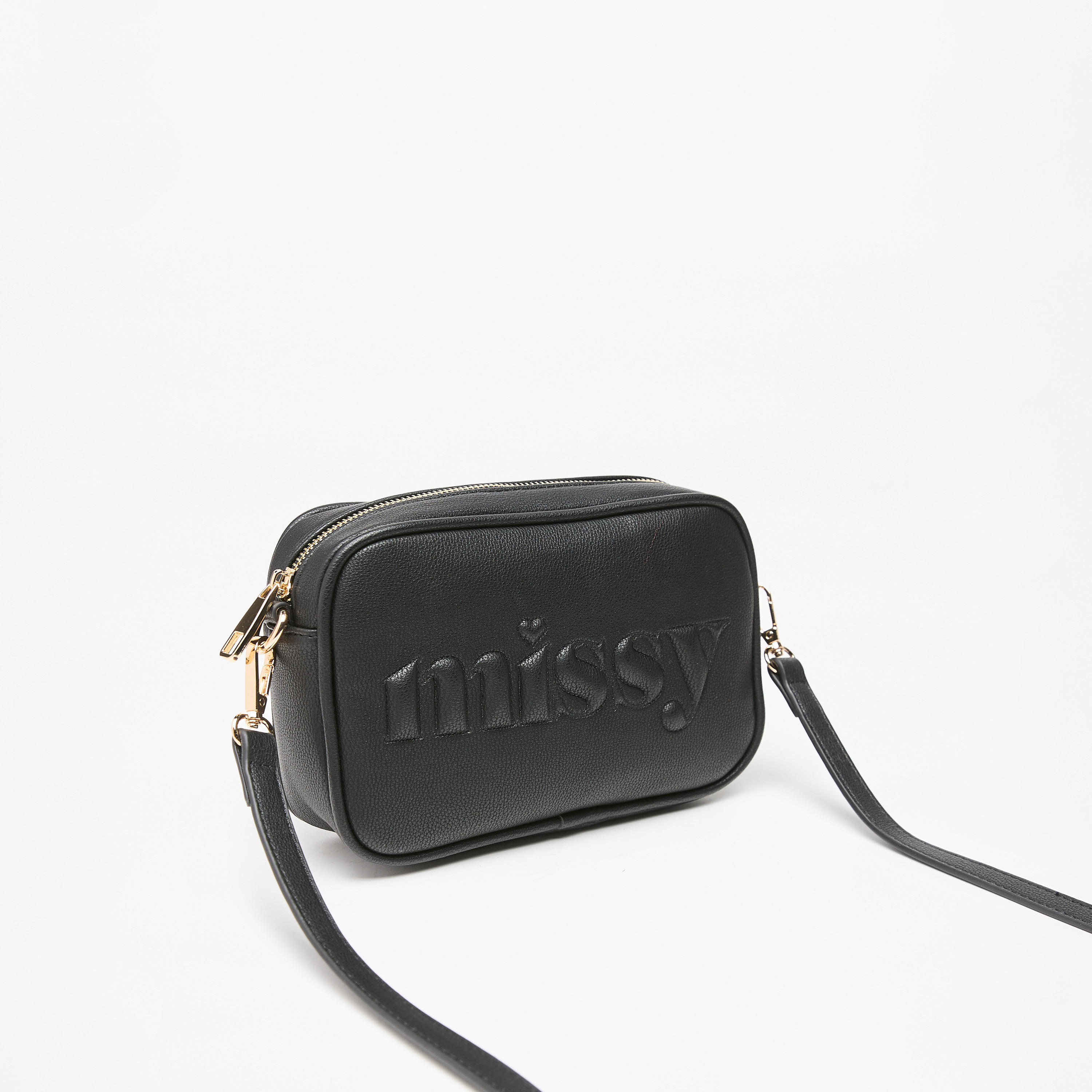 شنطة كروس بودي بحزام كتف قابل للتعديل وتفاصيل شعار من ميسي-women-bagsandwallets-handbags-image-6