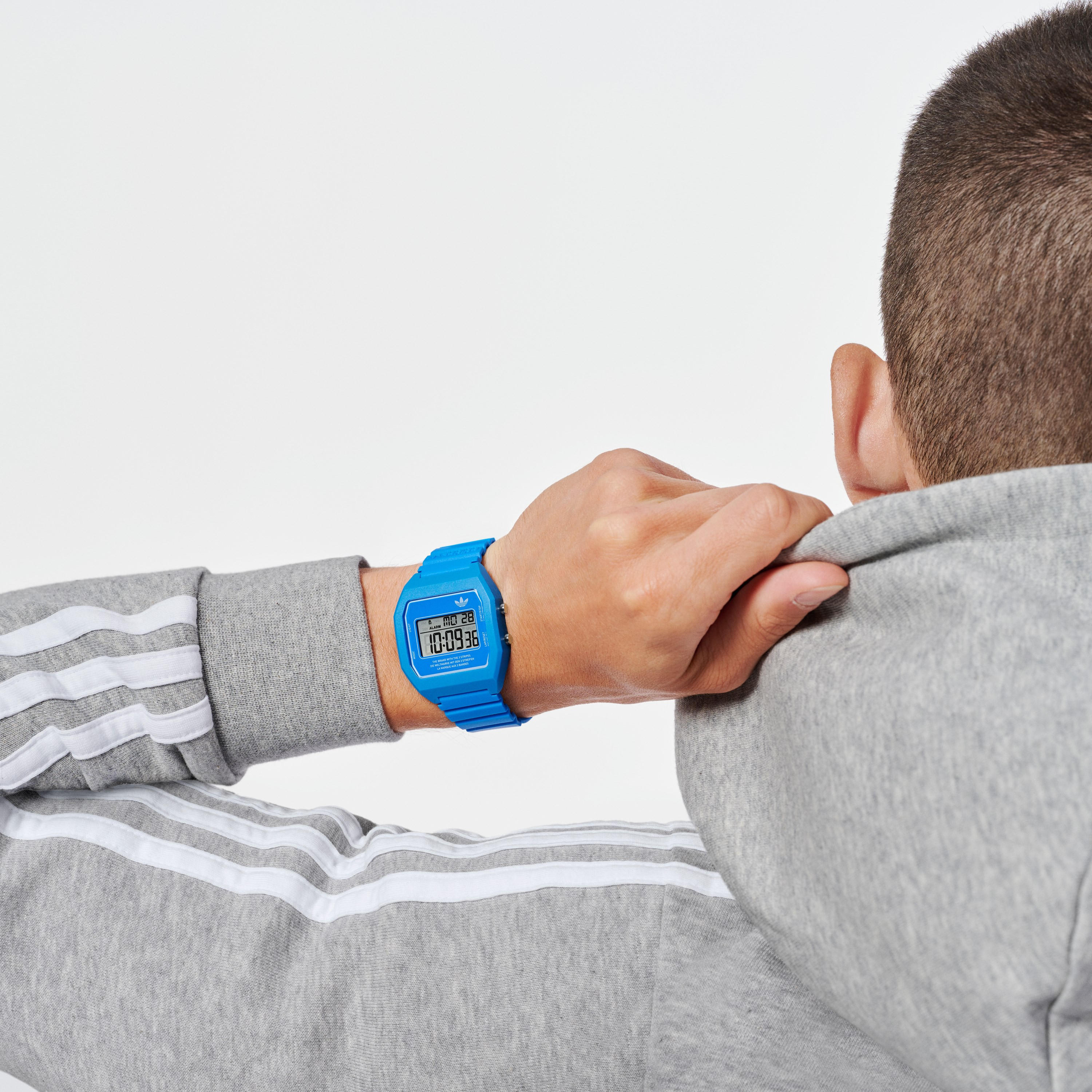Adidas Unisex Green Digital Silicone Strap Watch | AOST23558 | 45 MM-men-watchesandjewellery-watches-image-5