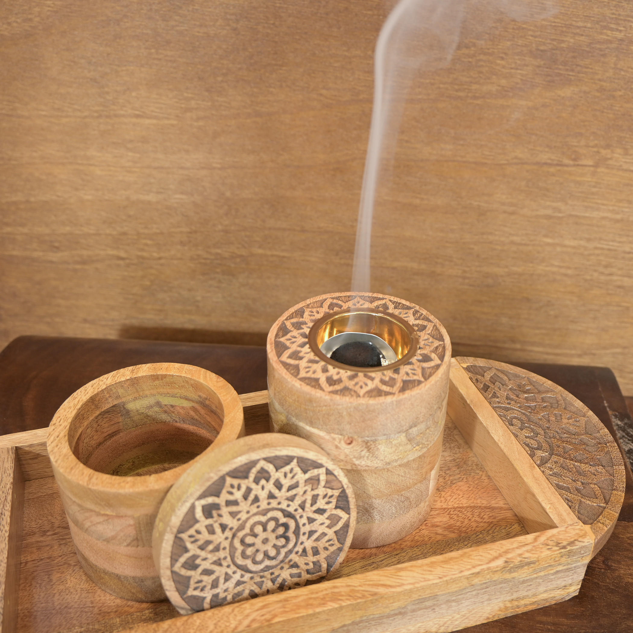 Home Carving 3-Piece Bakhoor Burner Set-household-homefragrance-burners-image-3
