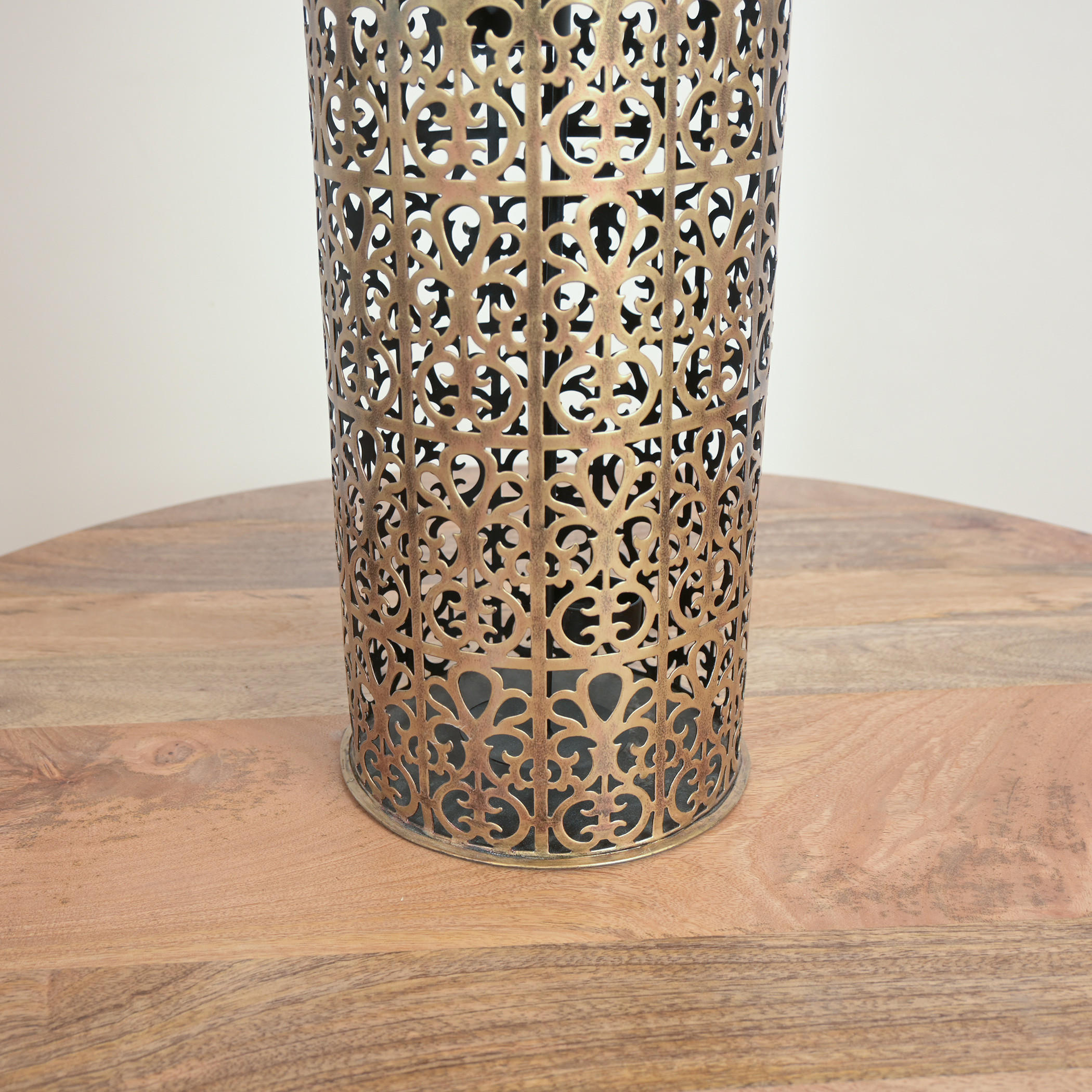 Home Carving Brass Cutwork Candleholder - 85 cm-household-decor-candleholdersandlanterns-image-3