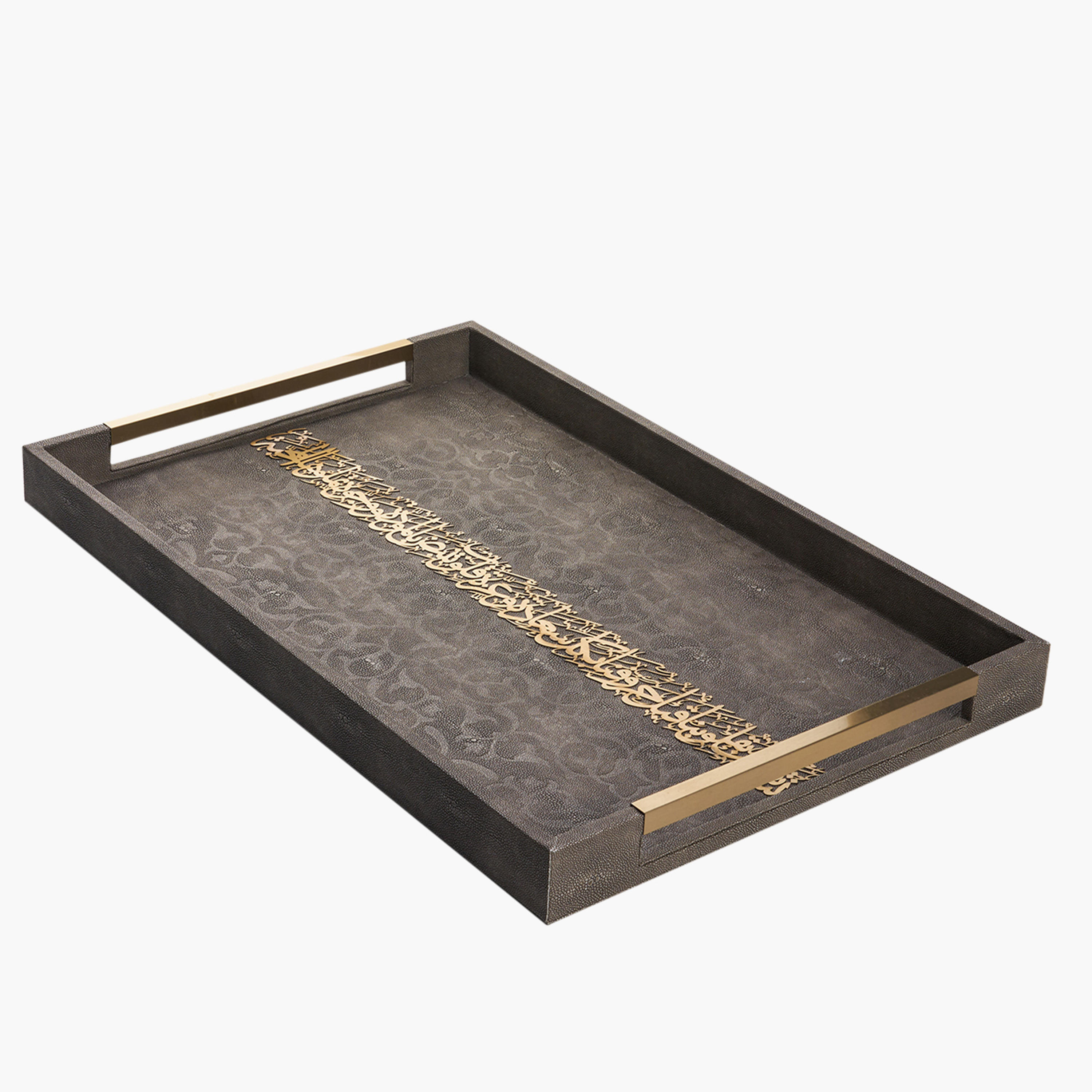 Otantik Joud Embellished Polyurethane Tray - 59x40x6 cm-household-dining-serveware-servingtrays-image-1