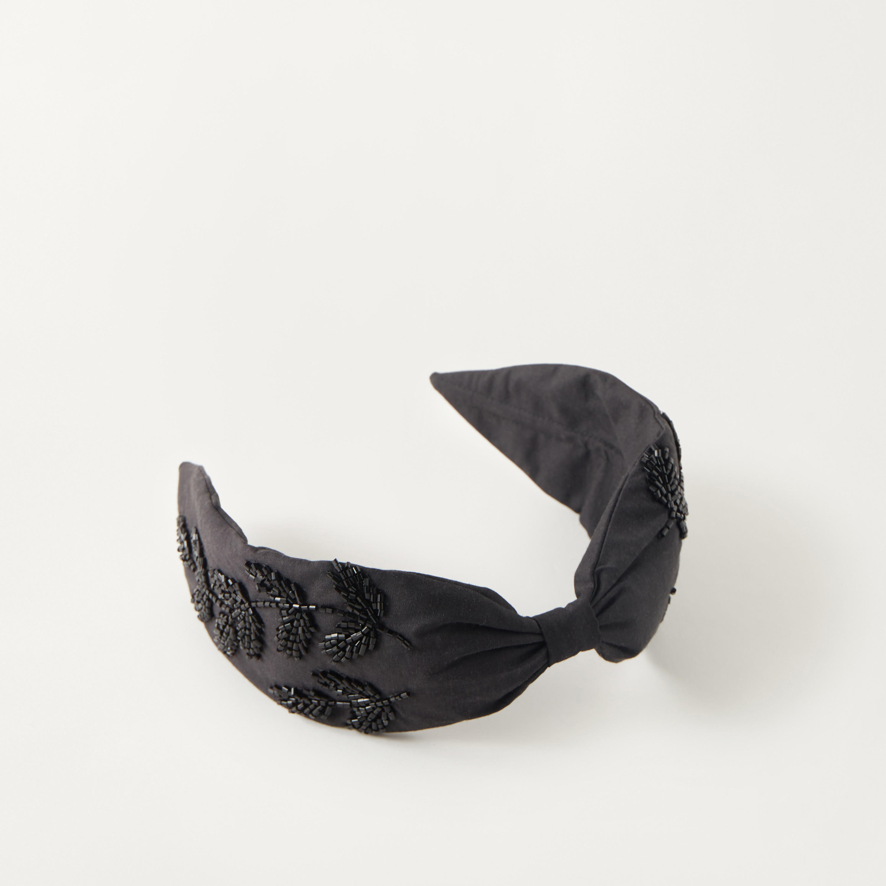 Embellished Headband with Knot Detail-women-hairaccessories-bands-image-1