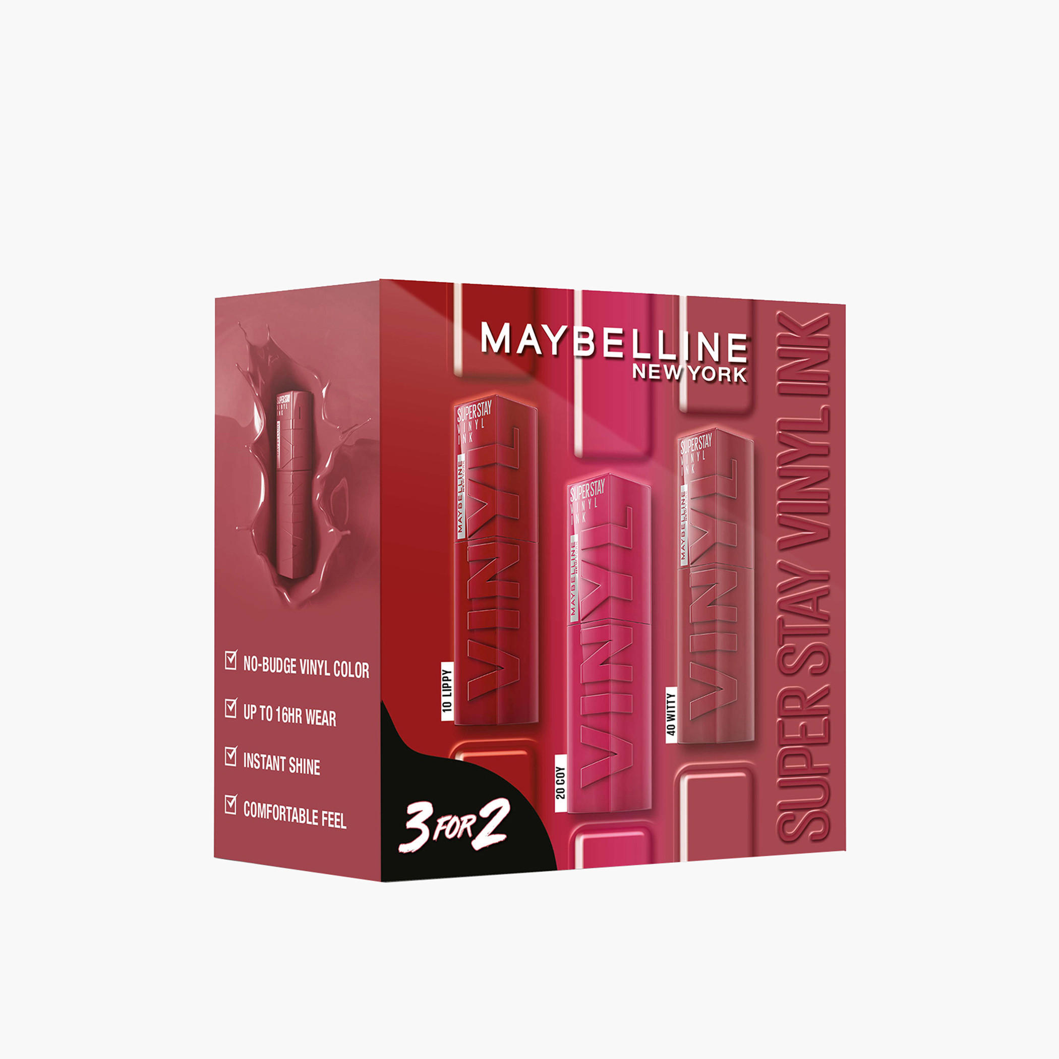 Maybelline New York 3-Piece Superstay Vinyl Ink Lipstick Set-beautyandpersonalcare-giftsets-image-1