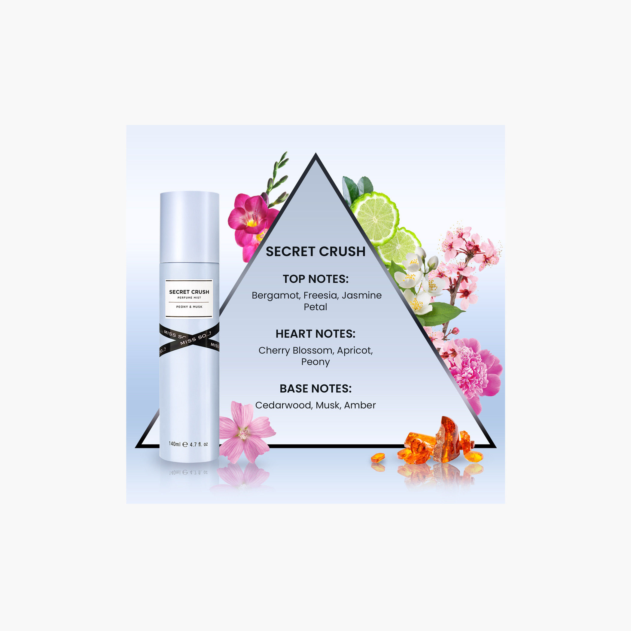 ميست معطر سيكريت كراش بالفاونيا والمسك من سو - 140 مل-beautyandpersonalcare-fragrance-women-image-2