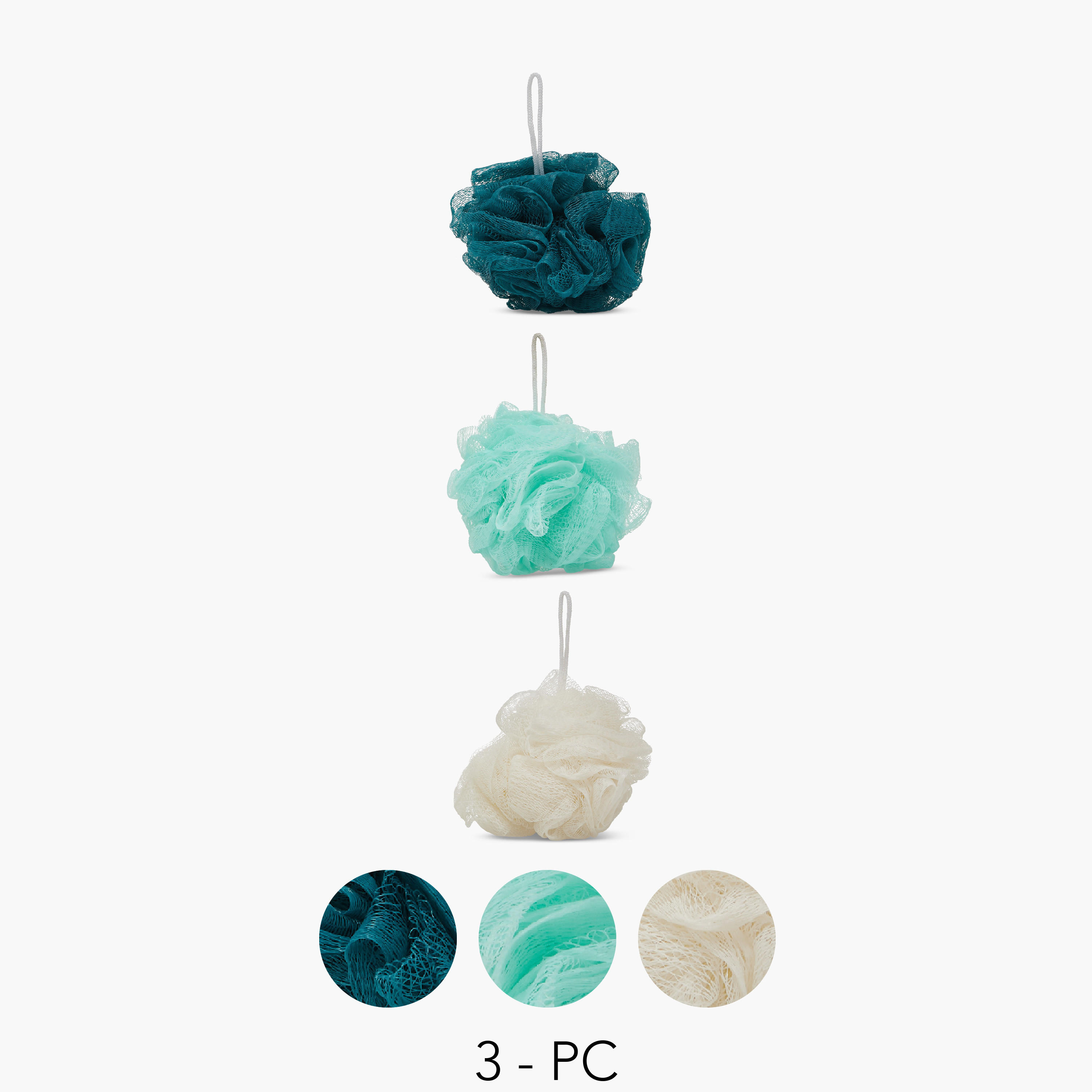 GLOO Bath Loofah - Set of 3-beautyandpersonalcare-bathandbody-toolsandaccessories-loofahs-image-1