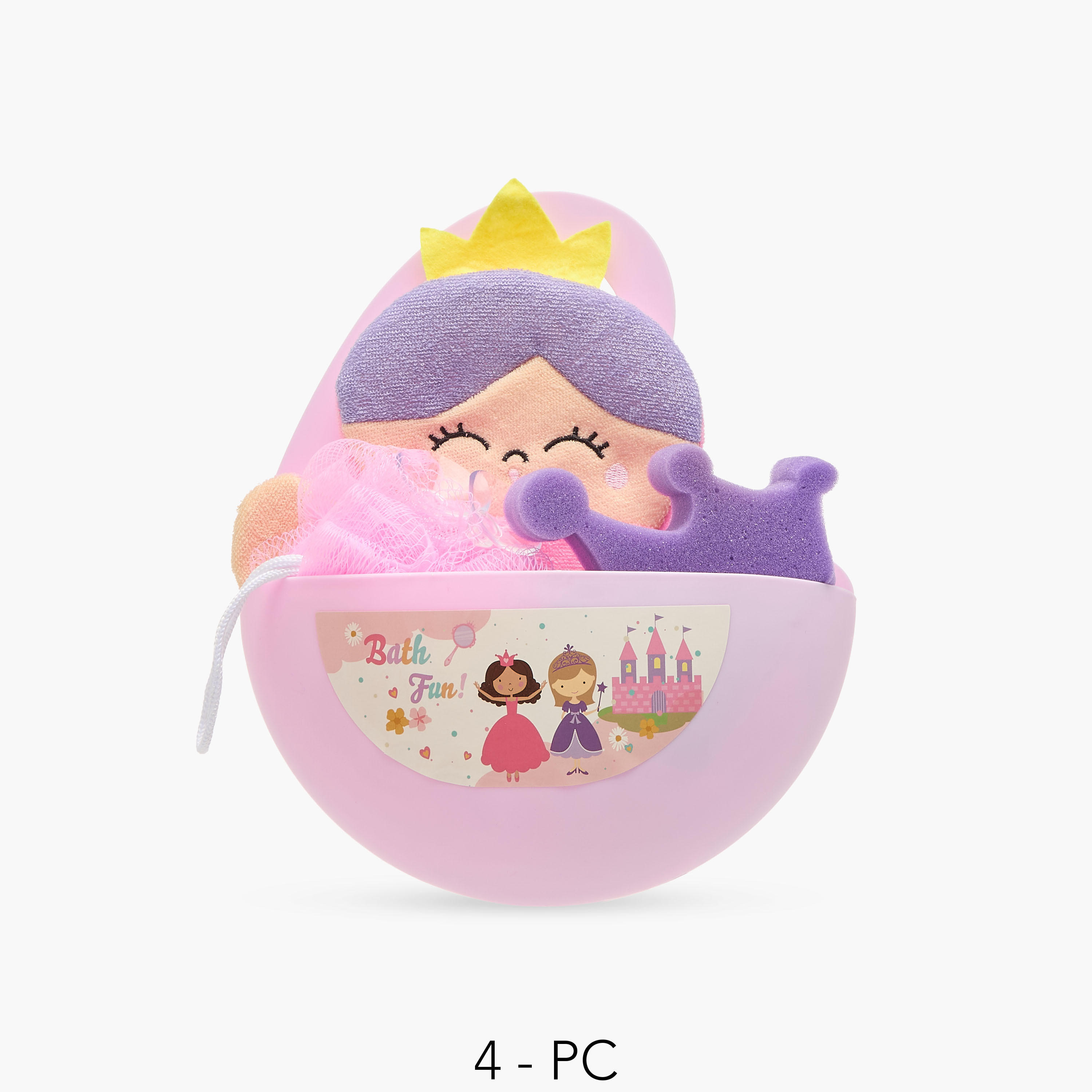 GLOO 4-Piece Princess Bath Accessory Set-beautyandpersonalcare-bathandbody-toolsandaccessories-bathaccessories-image-1