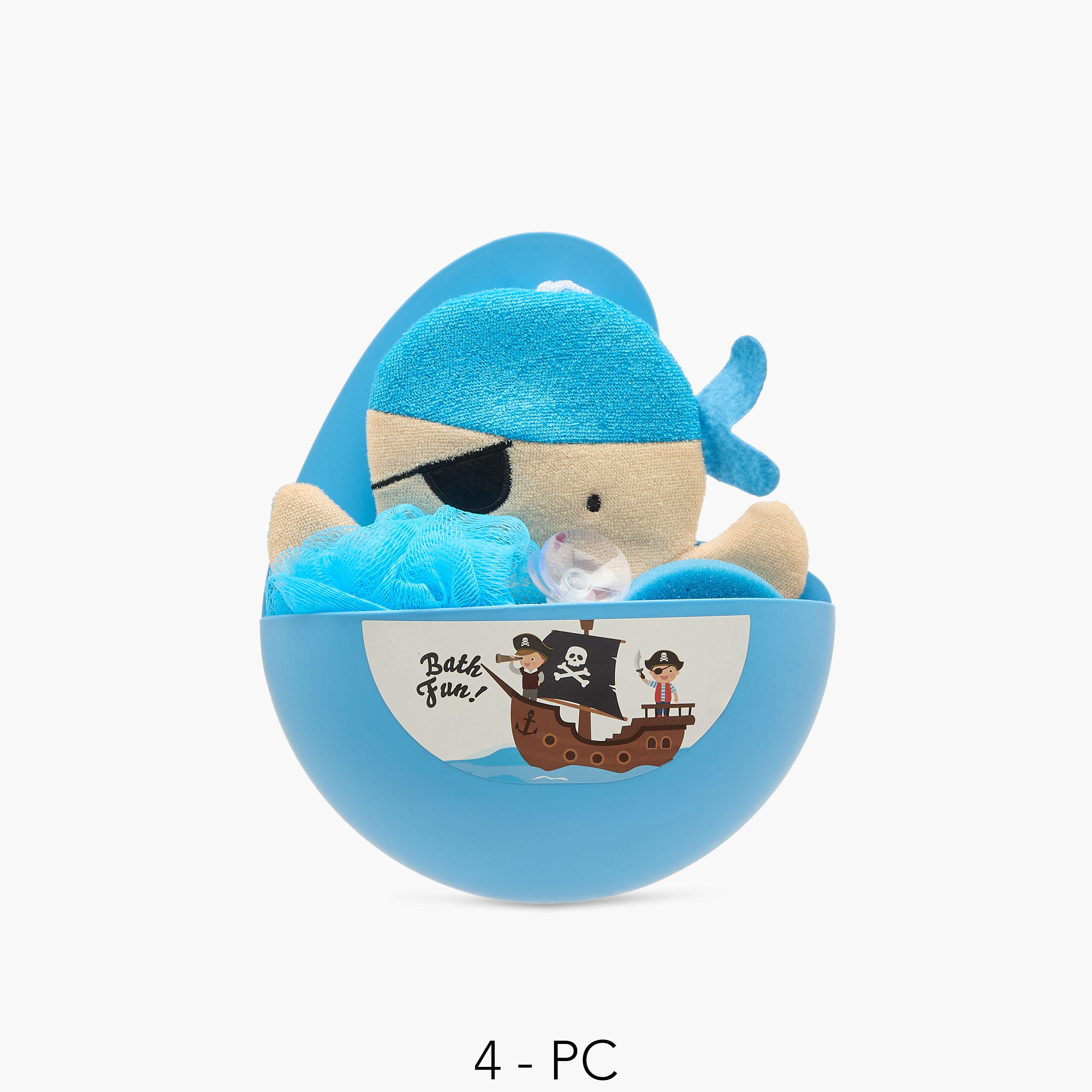 GLOO 4-Piece Pirate Bath Accessory Set-beautyandpersonalcare-bathandbody-toolsandaccessories-bathaccessories-image-1
