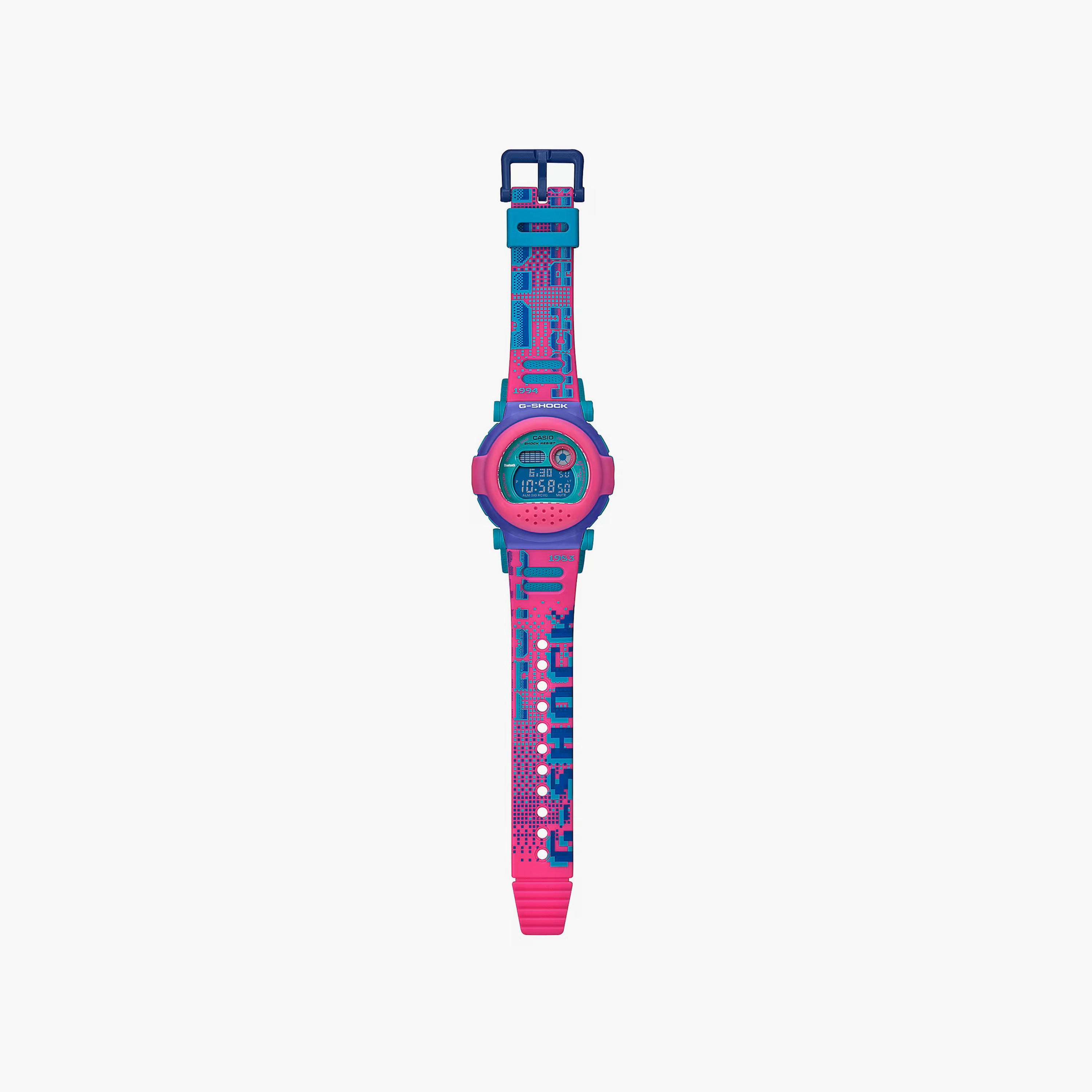 G-SHOCK Unisex Green Digital Silicone Strap Watch | G-B001RG-3DR-men-watchesandjewellery-watches-image-13