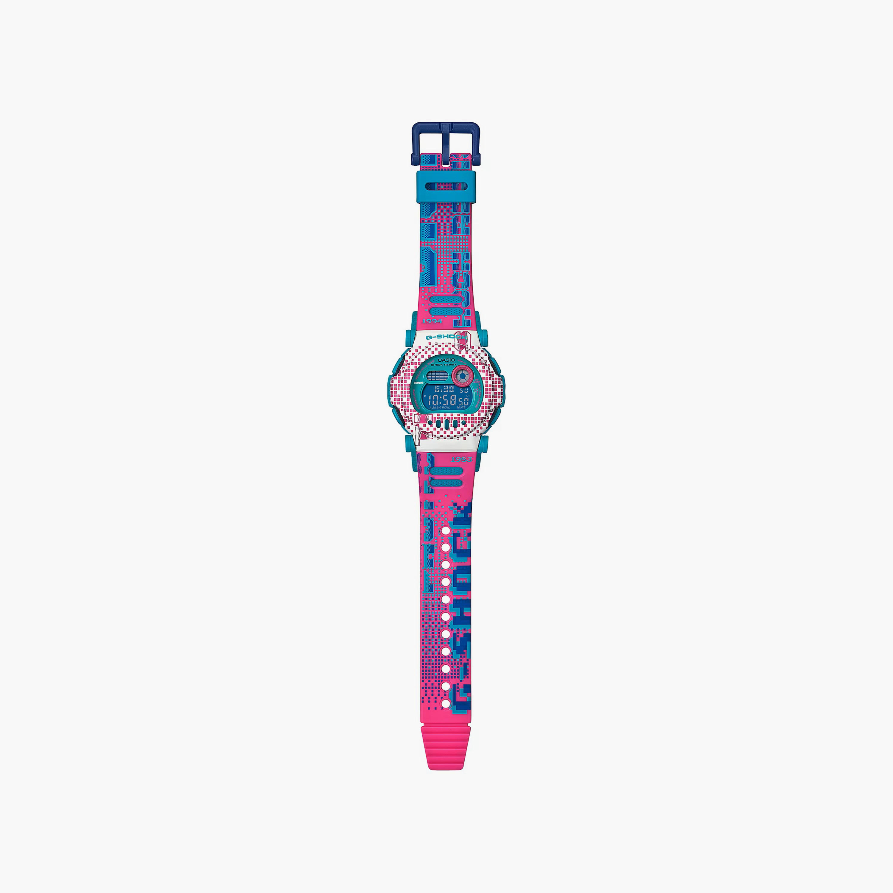 G-SHOCK Unisex Green Digital Silicone Strap Watch | G-B001RG-3DR-men-watchesandjewellery-watches-image-14