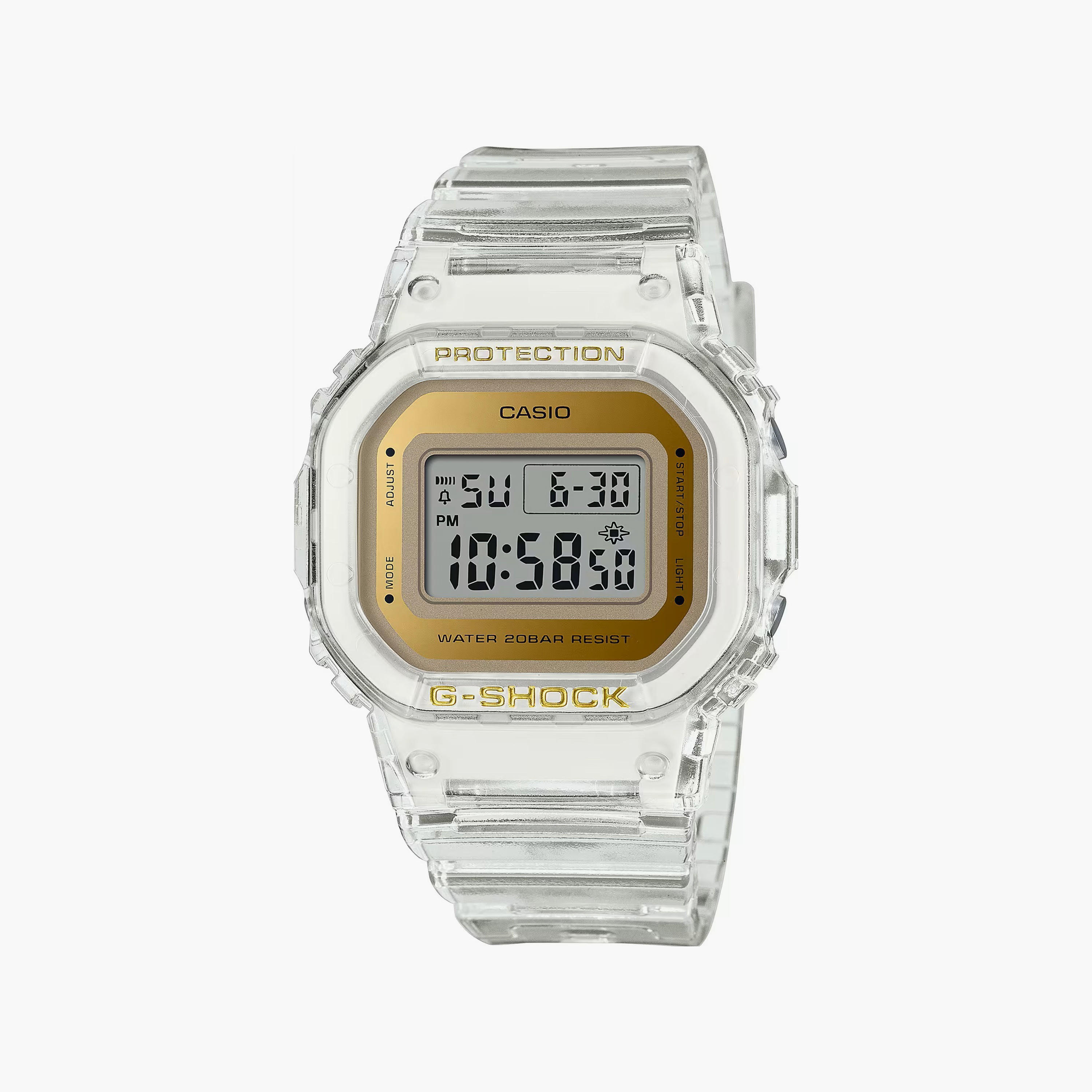 ساعة جي شوك الرقمية بسوار من الراتنج بلون ازرق لكلا الجنسين | GMD-S5600-2DR-men-watchesandjewellery-watches-image-5