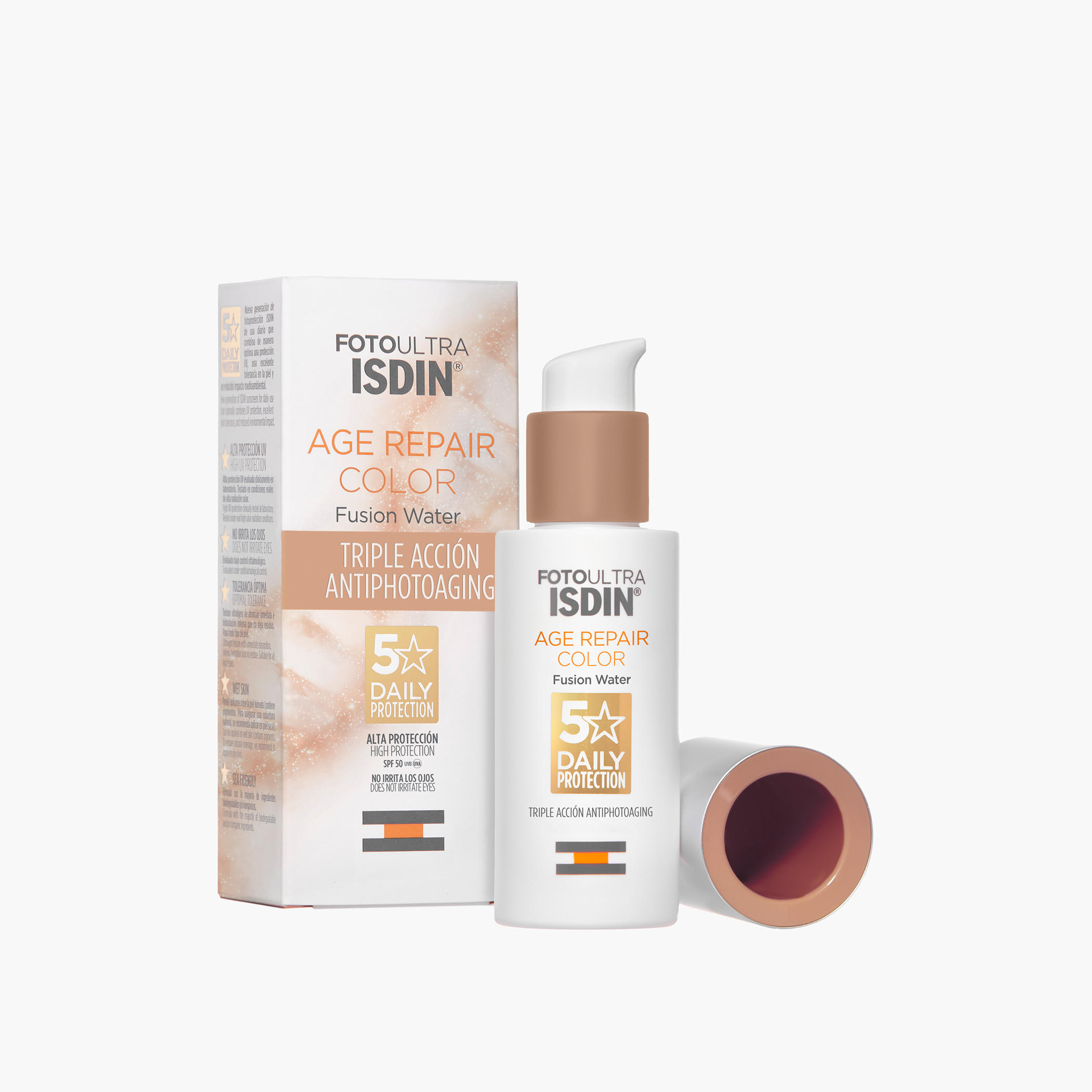 ISDIN FotoUltra Age Repair Color Fusion Water with SPF 50 - 50 ml-beautyandpersonalcare-skin-treatmentsandserums-image-1