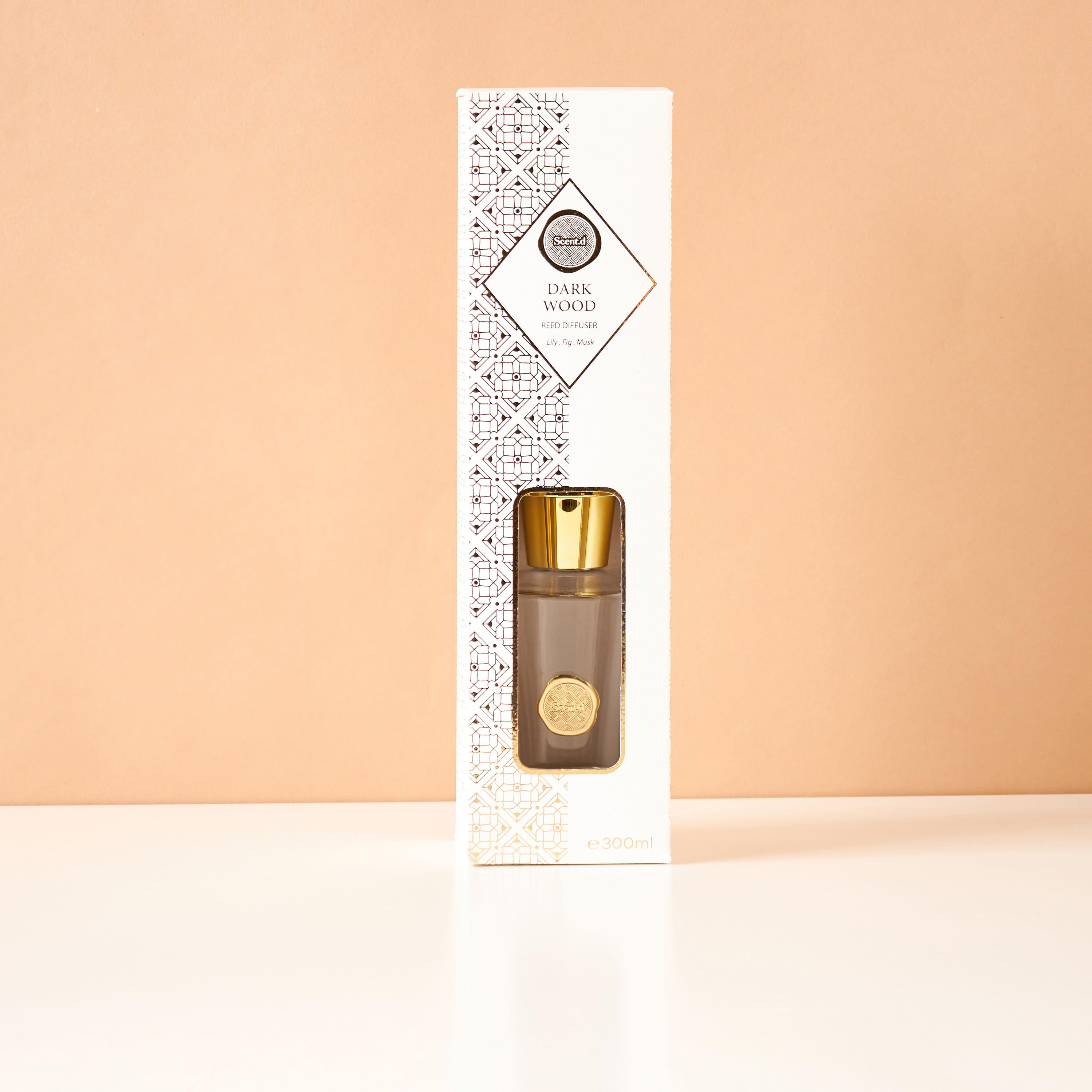 موزع عطور بأعواد خشبية برائحة الخشب الداكن من سينت. دي - 300 مل-household-homefragrance-reeddiffusers-image-1
