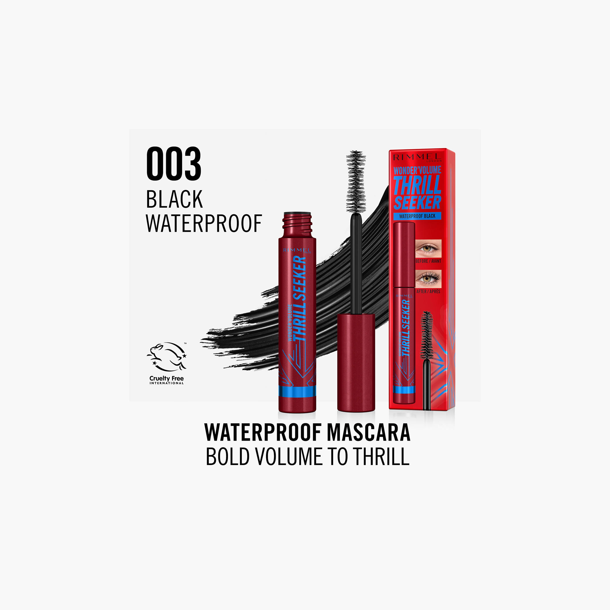 Rimmel London Wonder'Volume Thrill Seeker Waterproof Mascara - 8 ml-beautyandpersonalcare-makeup-eyes-mascaras-image-3