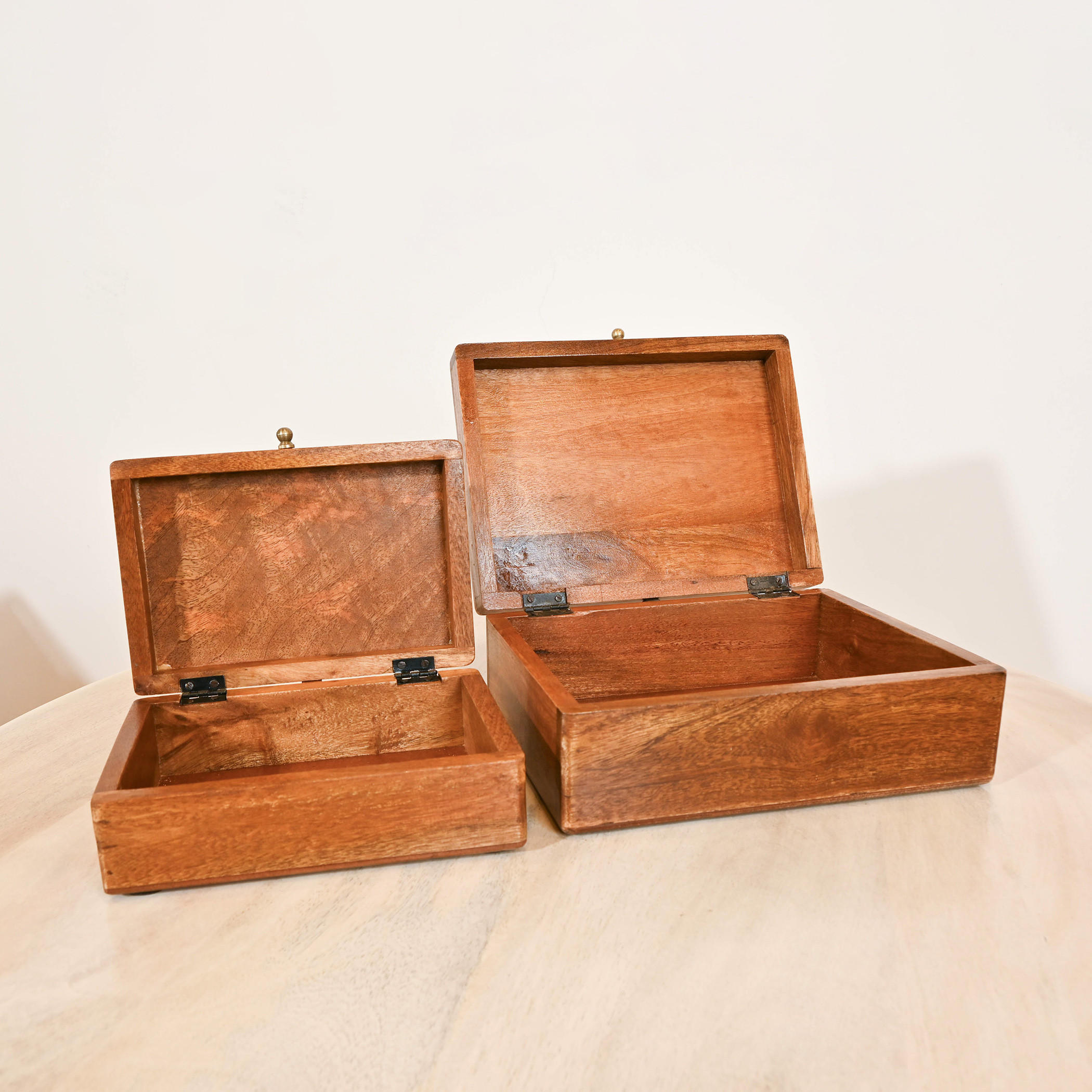 طقم صندوق ديكور خشب قطعتين من هوم كارفينج-household-decor-boxesandtrays-image-5