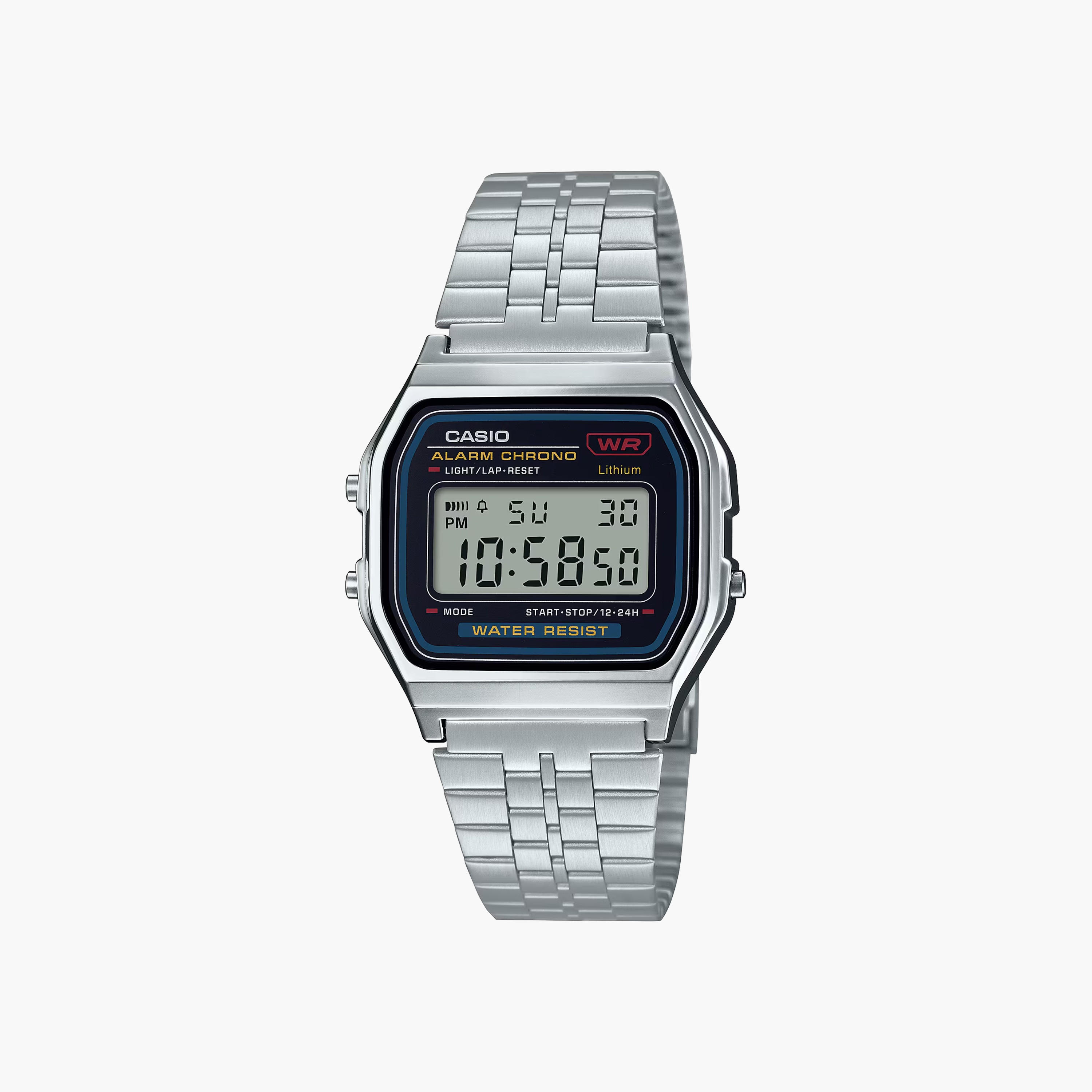 Casio Digital Display Stainless Steel Watch-men-watchesandjewellery-watches-image-1