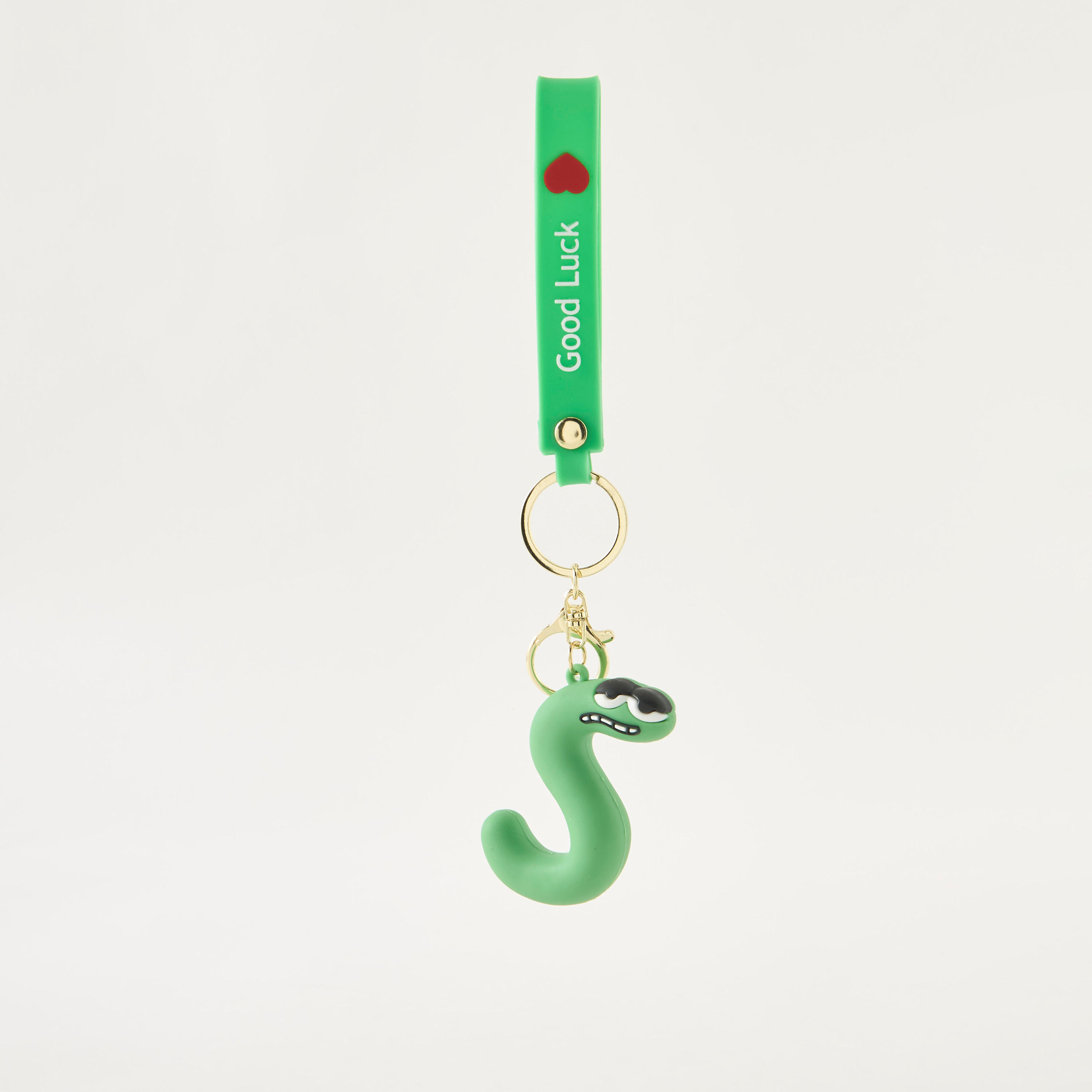 Initial S Keychain with Hook-girls-accessories-keyringsandbagcharms-image-1