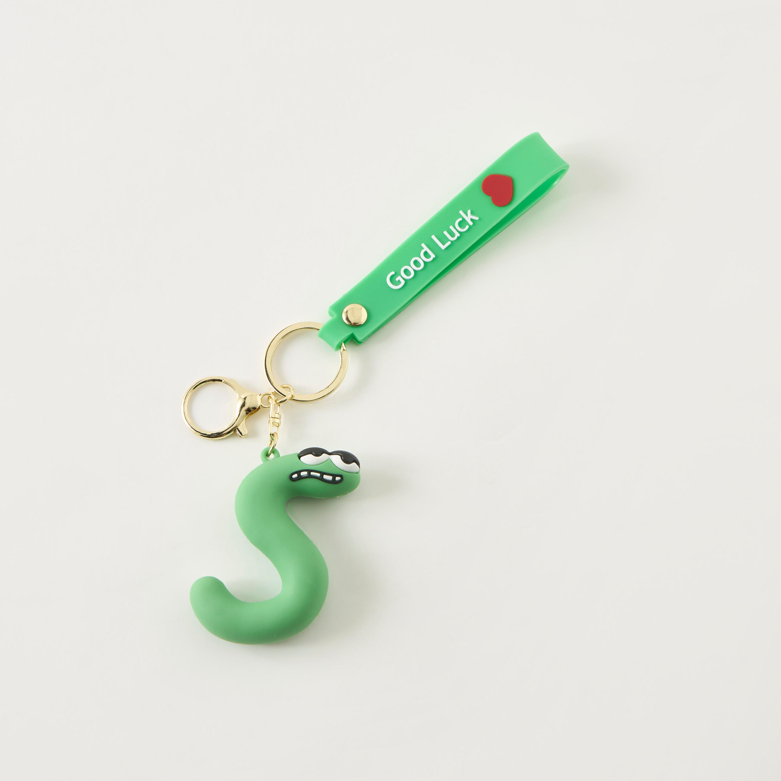 Initial S Keychain with Hook-girls-accessories-keyringsandbagcharms-image-2