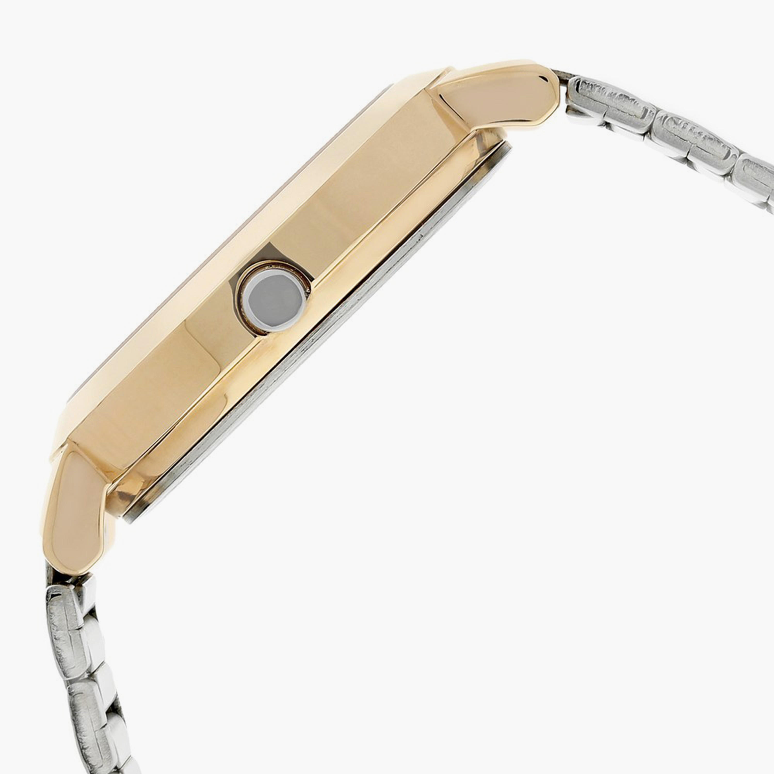 Sonata Silver & Gold Analog Stainless Steel Strap Watch | 8141KM01 | 32 MM-women-watchesandjewellery-watches-image-3