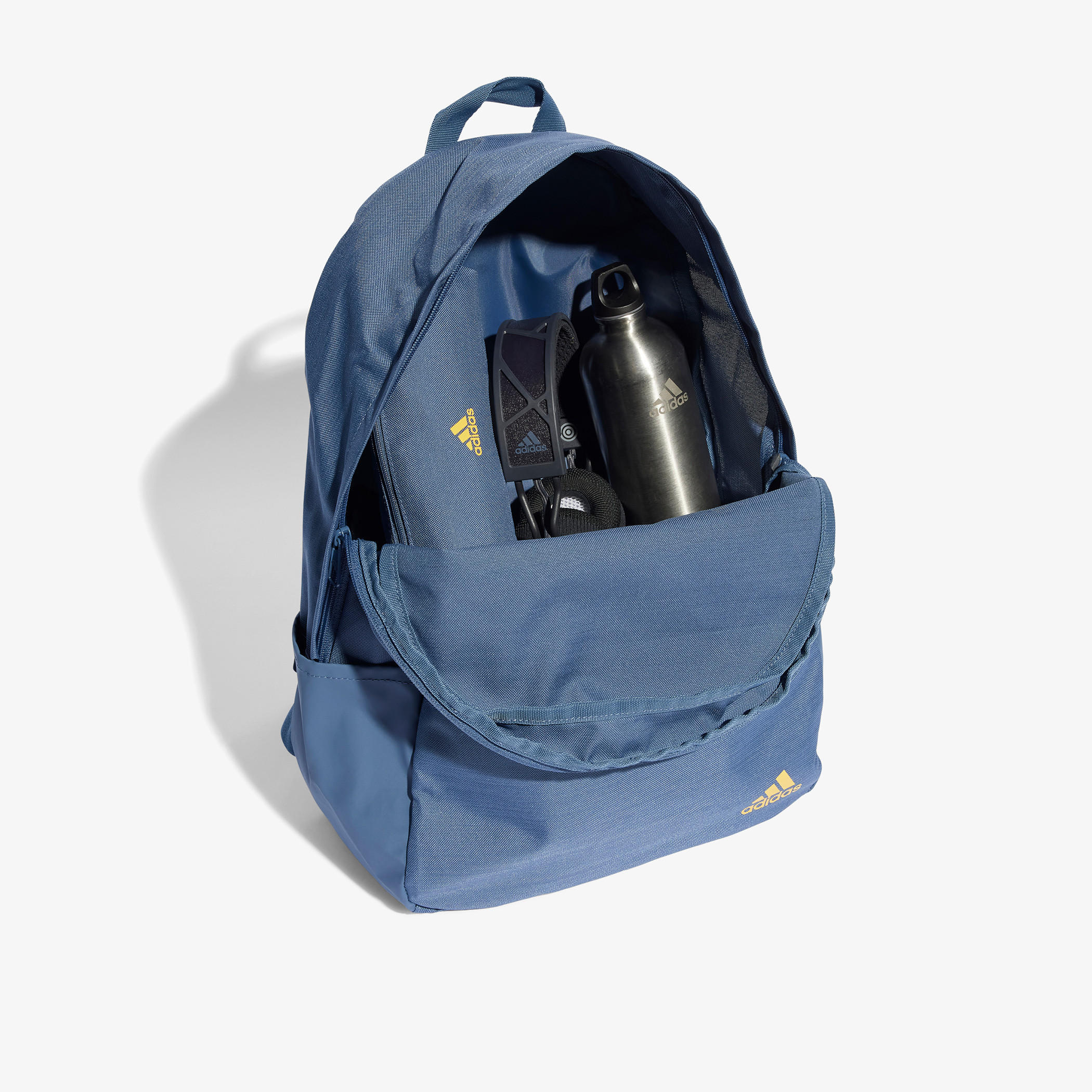 طقم شنطة ظهر بطبعات شعار مع شنطة صغيرة من أديداس-school-bagsandbackpacks-sets-image-2