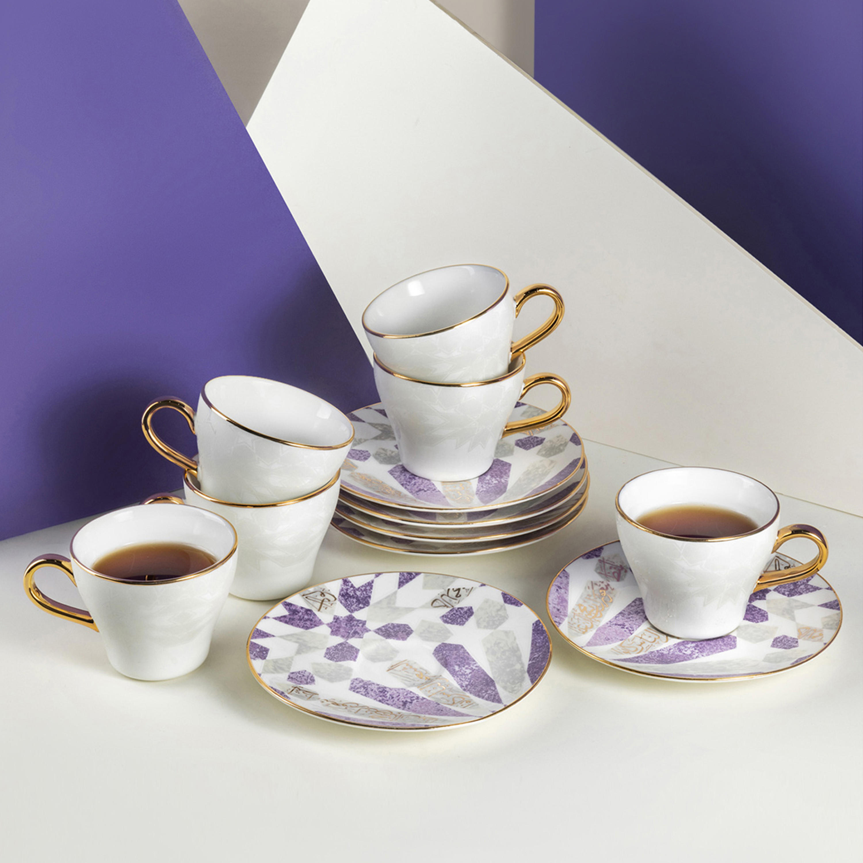 Otantik 12-Piece Cup and Saucer Set-household-dining-teaandcoffee-teaandcoffeesets-image-1
