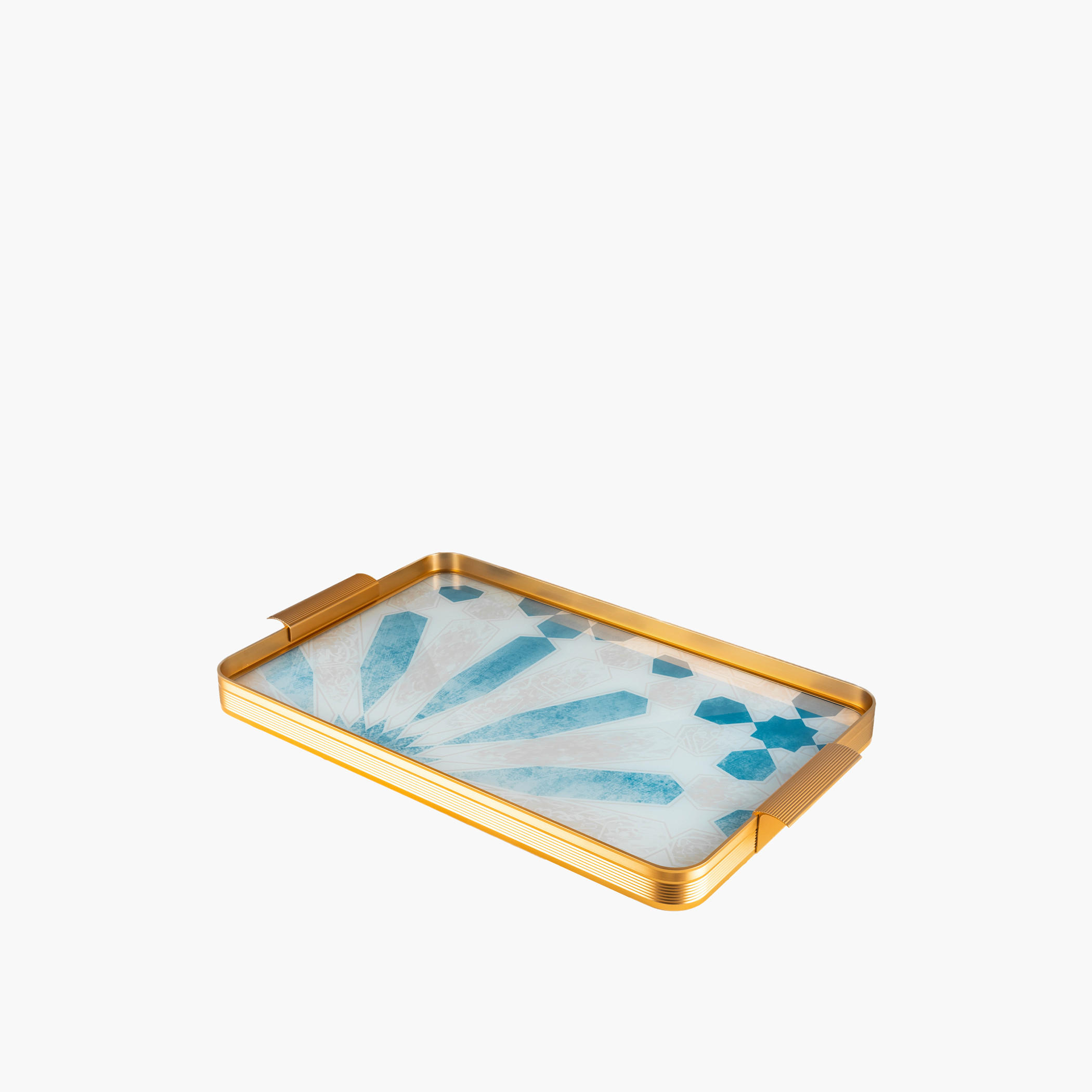 Otantik Amal Printed Serving Tray - 49x32 cms-household-dining-serveware-servingtrays-image-2