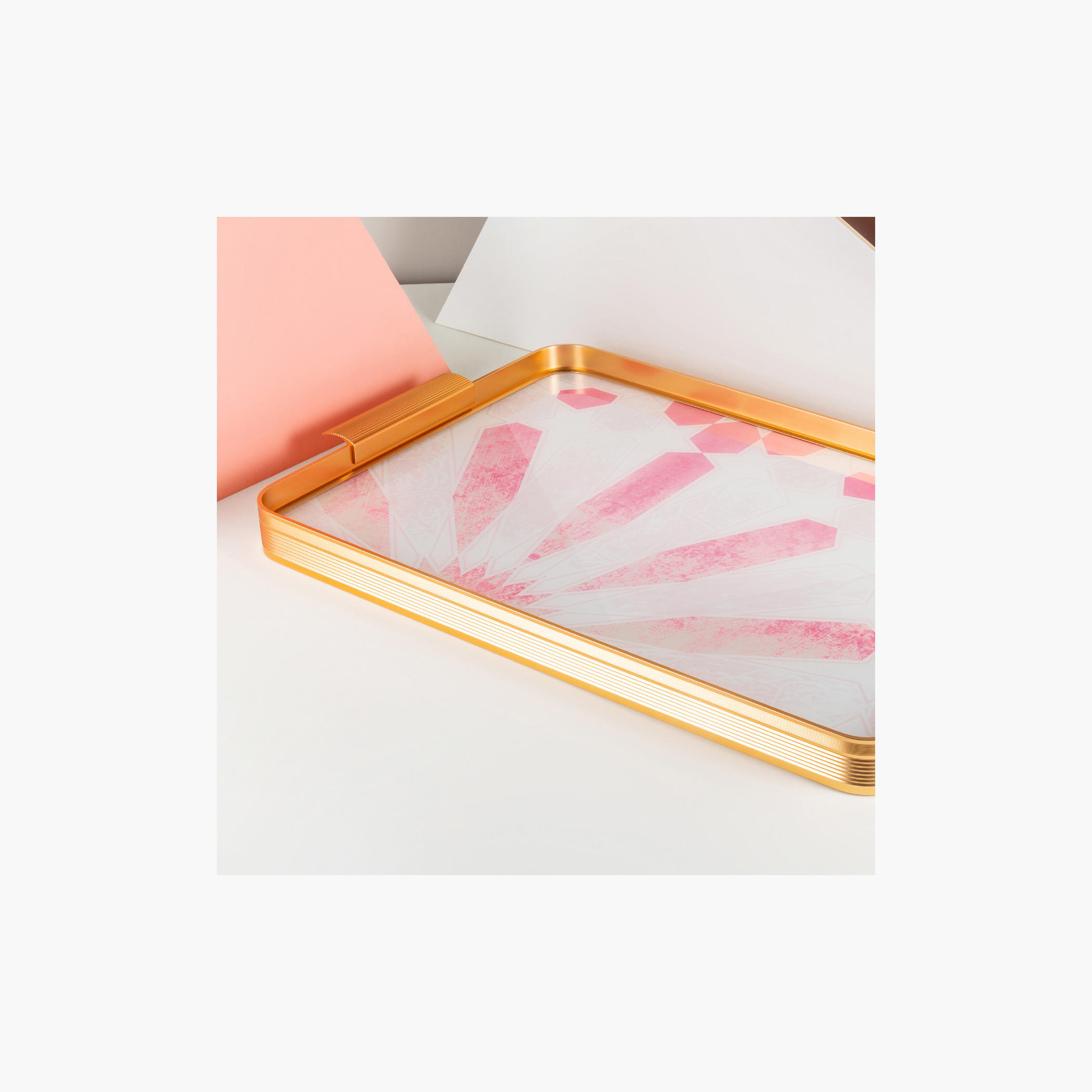 Otantik Amal Printed Serving Tray - 49x32 cms-household-dining-serveware-servingtrays-image-2