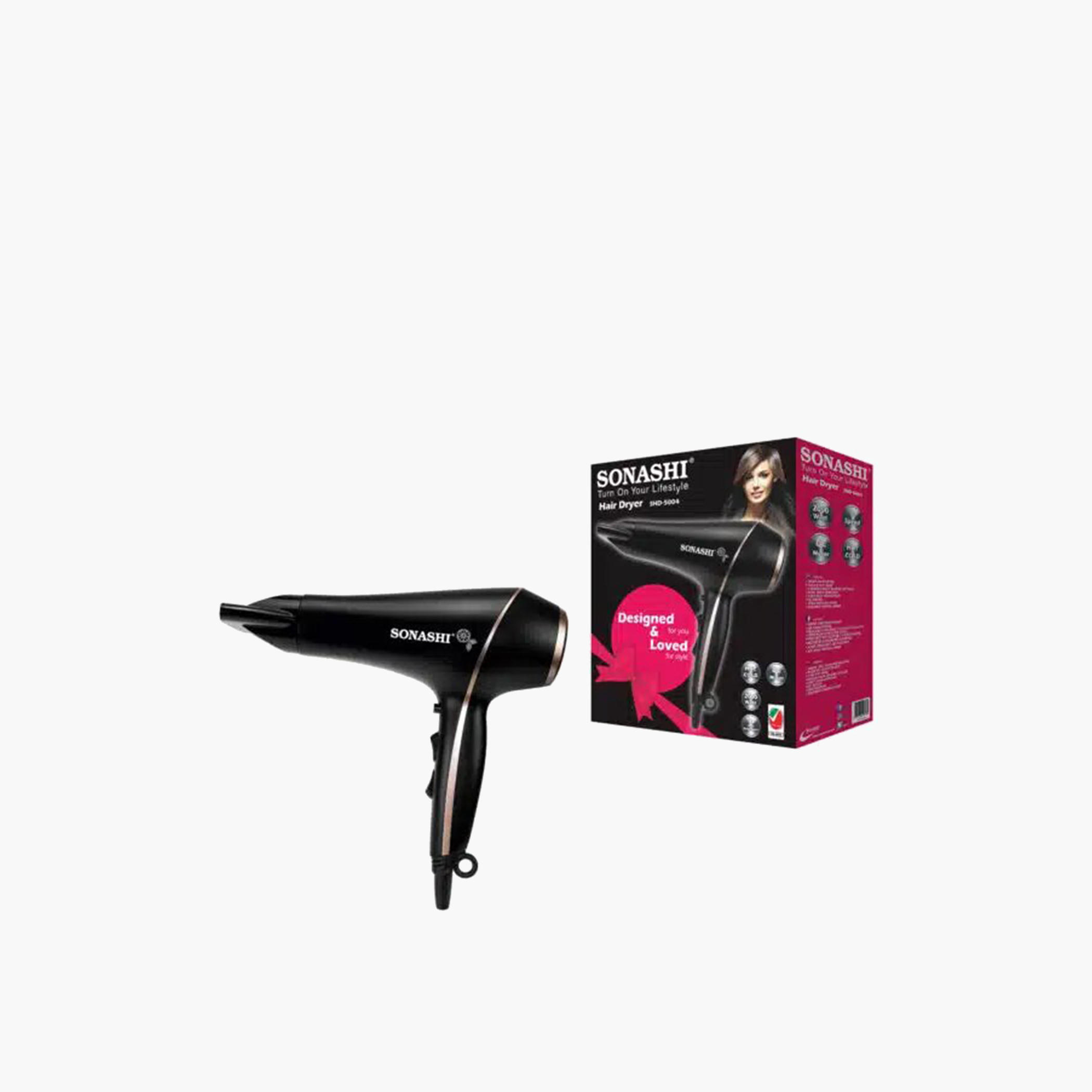 مجفف الشعر من سوناشي - 2000 واط-beautyandpersonalcare-appliances-hairstylingtools-hairdryers-image-7