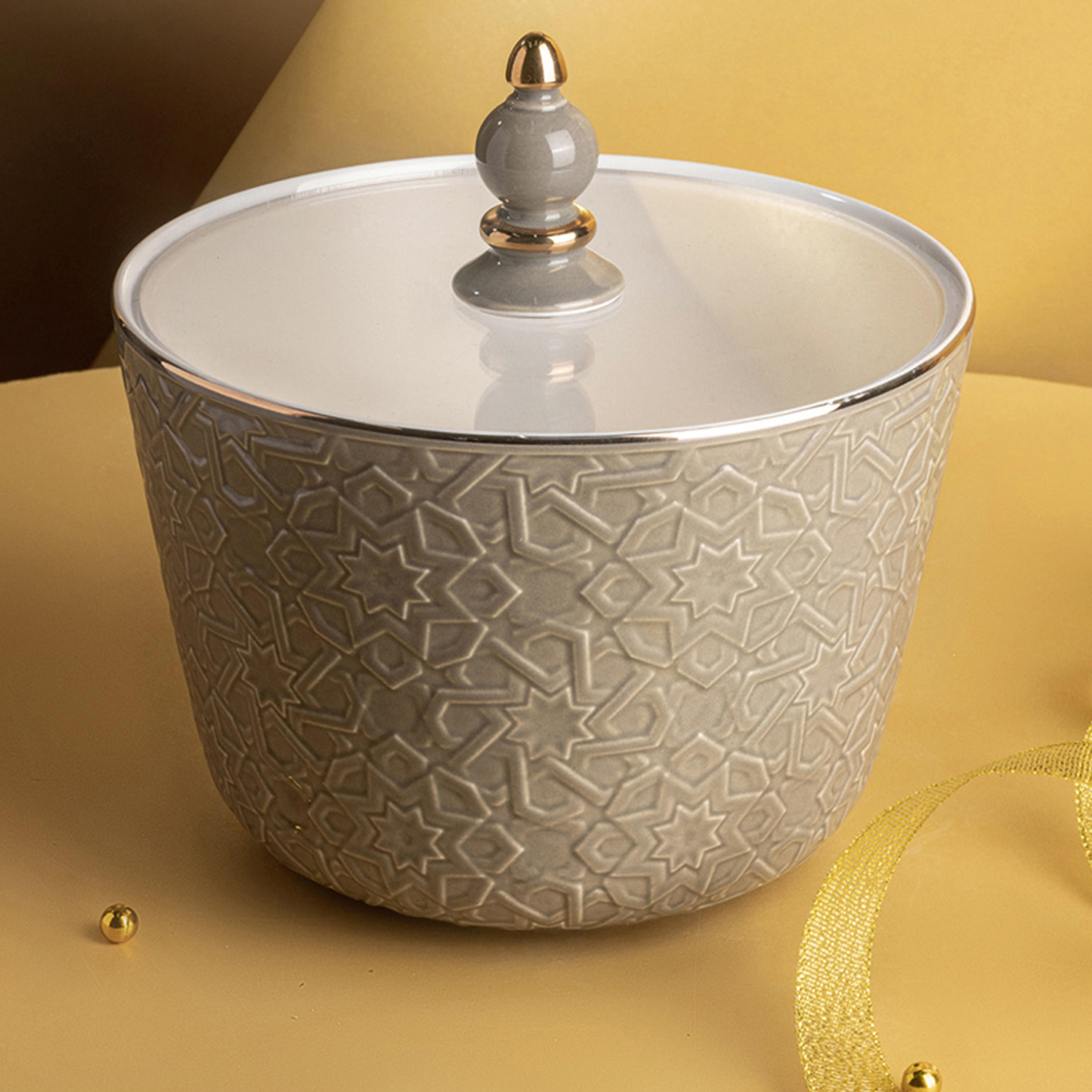 Otantik Crown Porcelain Date Bowl - 18 cms-household-dining-dinnerware-bowls-image-1