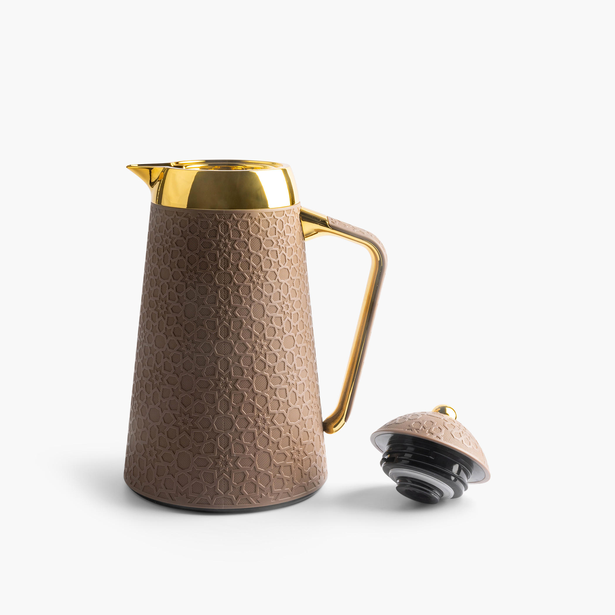 Otantik Crown Textured Vacuum Flask-household-dining-teaandcoffee-vacuumflaskscoffeeandteapots-image-2