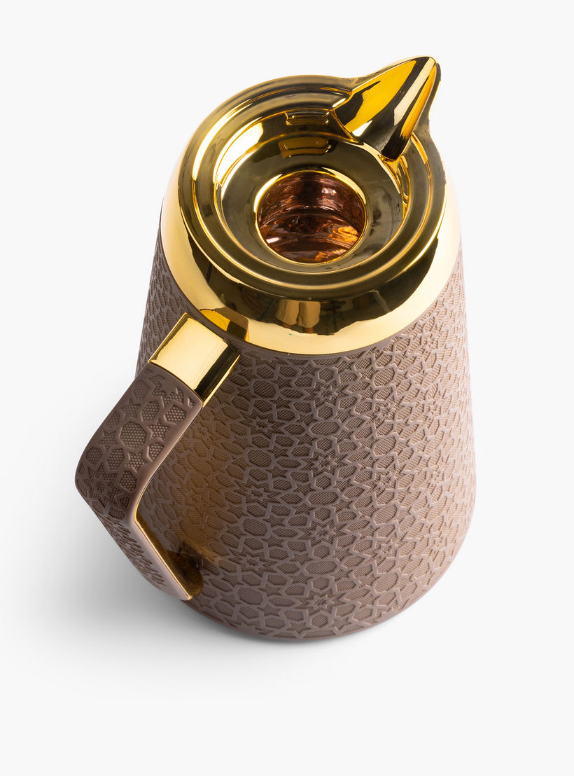 Otantik Crown Textured Vacuum Flask-household-dining-teaandcoffee-vacuumflaskscoffeeandteapots-image-3