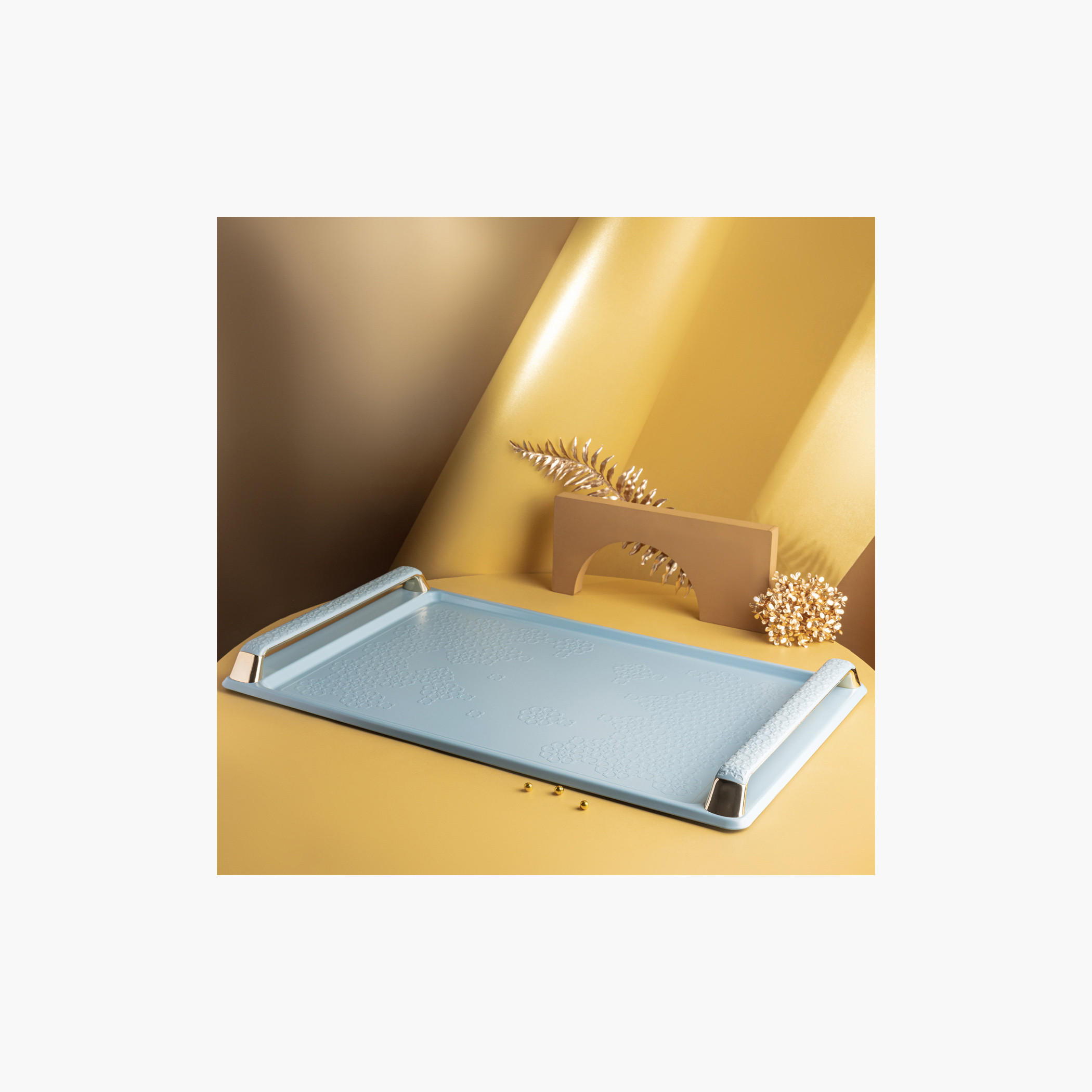 Otanik Textured Serving Tray - 49x34 cms-household-dining-serveware-servingtrays-image-3