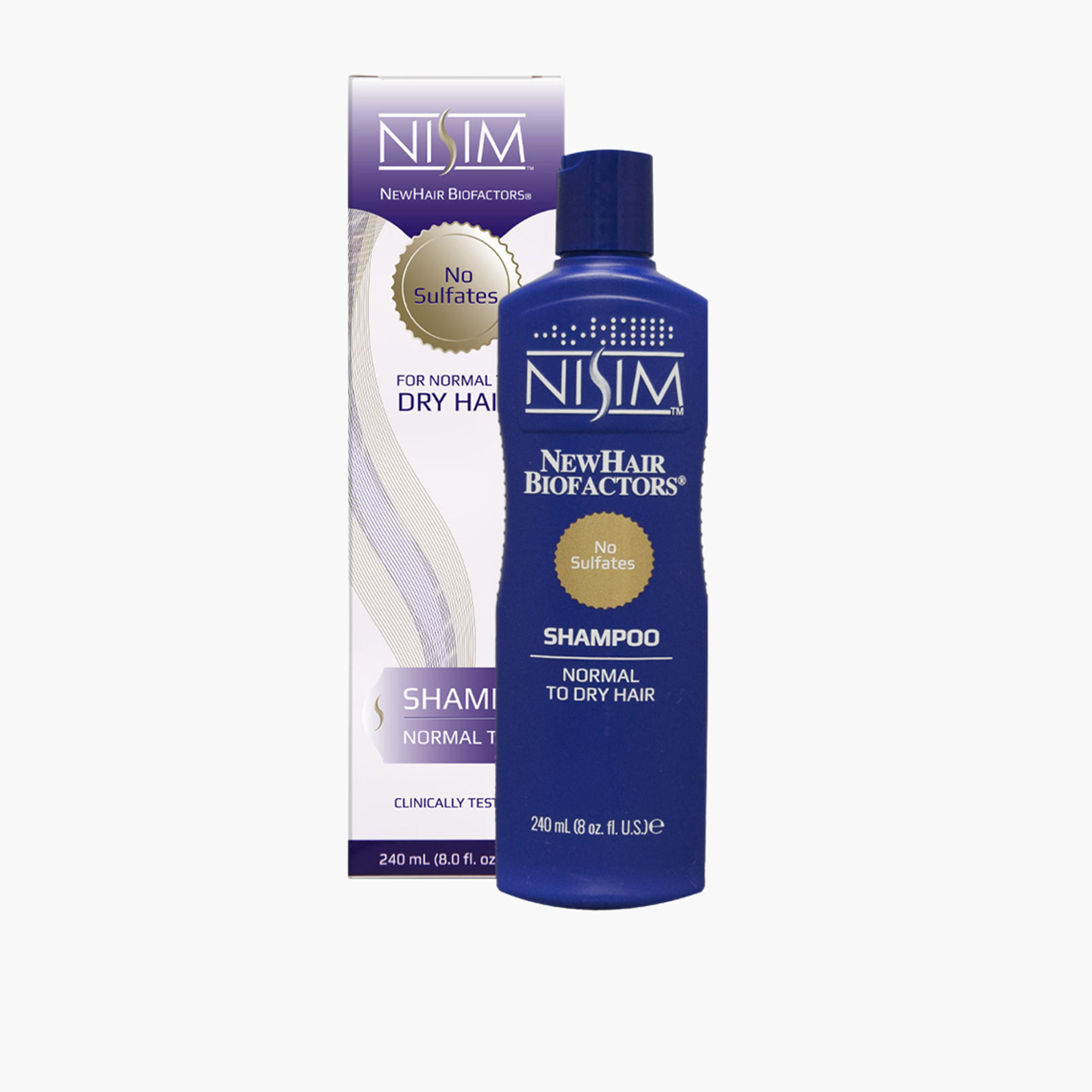 Nisim NewHair Biofactors Normal to Dry Shampoo - 240 ml-beautyandpersonalcare-hair-haircare-shampoos-image-2