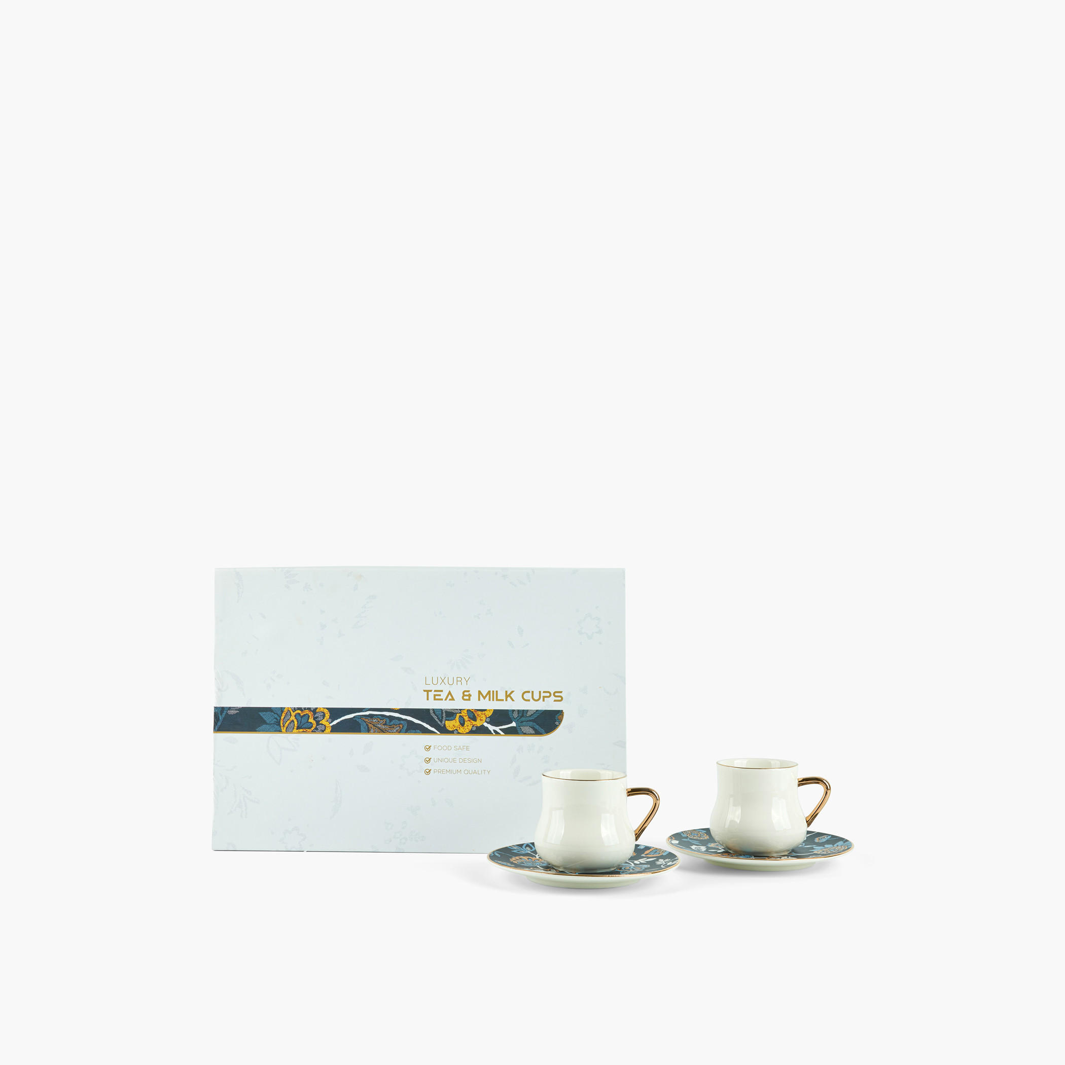 Otantik 12-Piece Porcelain Cup and Saucer Set - 200 ml-household-dining-teaandcoffee-teaandcoffeesets-image-1