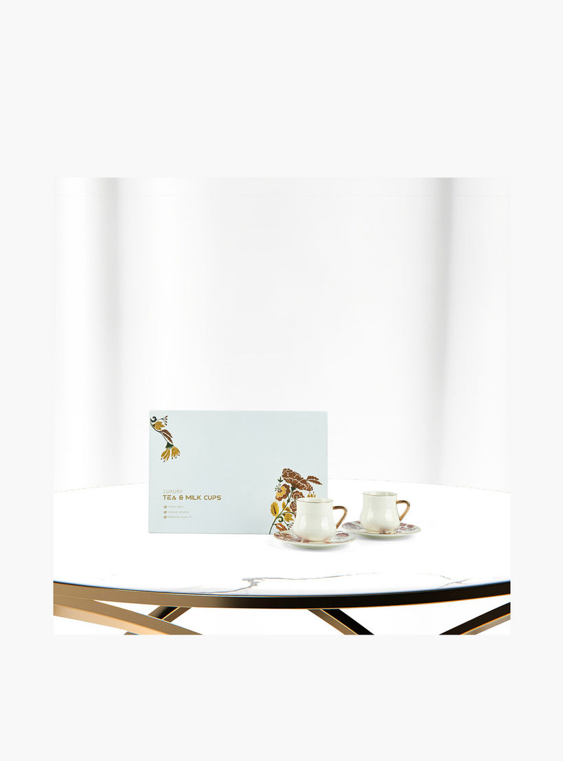 Otantik 12-Piece Porcelain Cup and Saucer Set - 200 ml-household-dining-teaandcoffee-teaandcoffeesets-image-3
