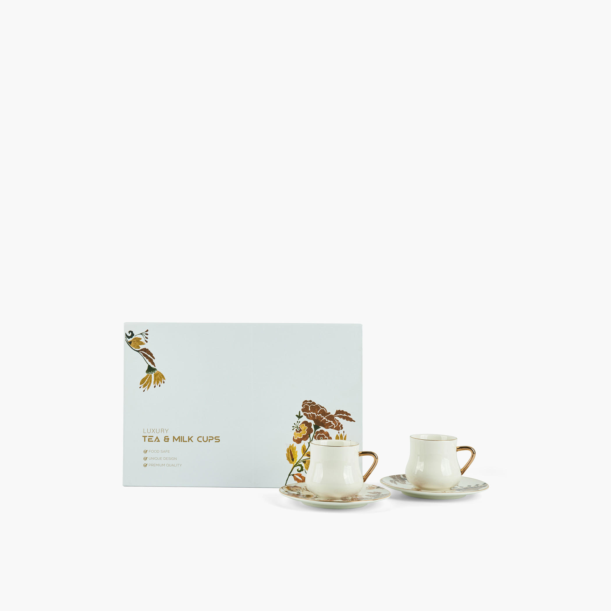 Otantik 12-Piece Porcelain Cup and Saucer Set - 200 ml-household-dining-teaandcoffee-teaandcoffeesets-image-3