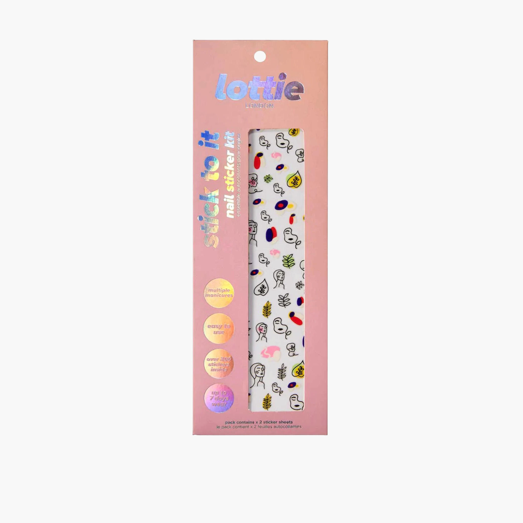 Lottie London Stick to It Abstract Nail Sticker Kit-beautyandpersonalcare-makeup-nails-nailtools-image-1