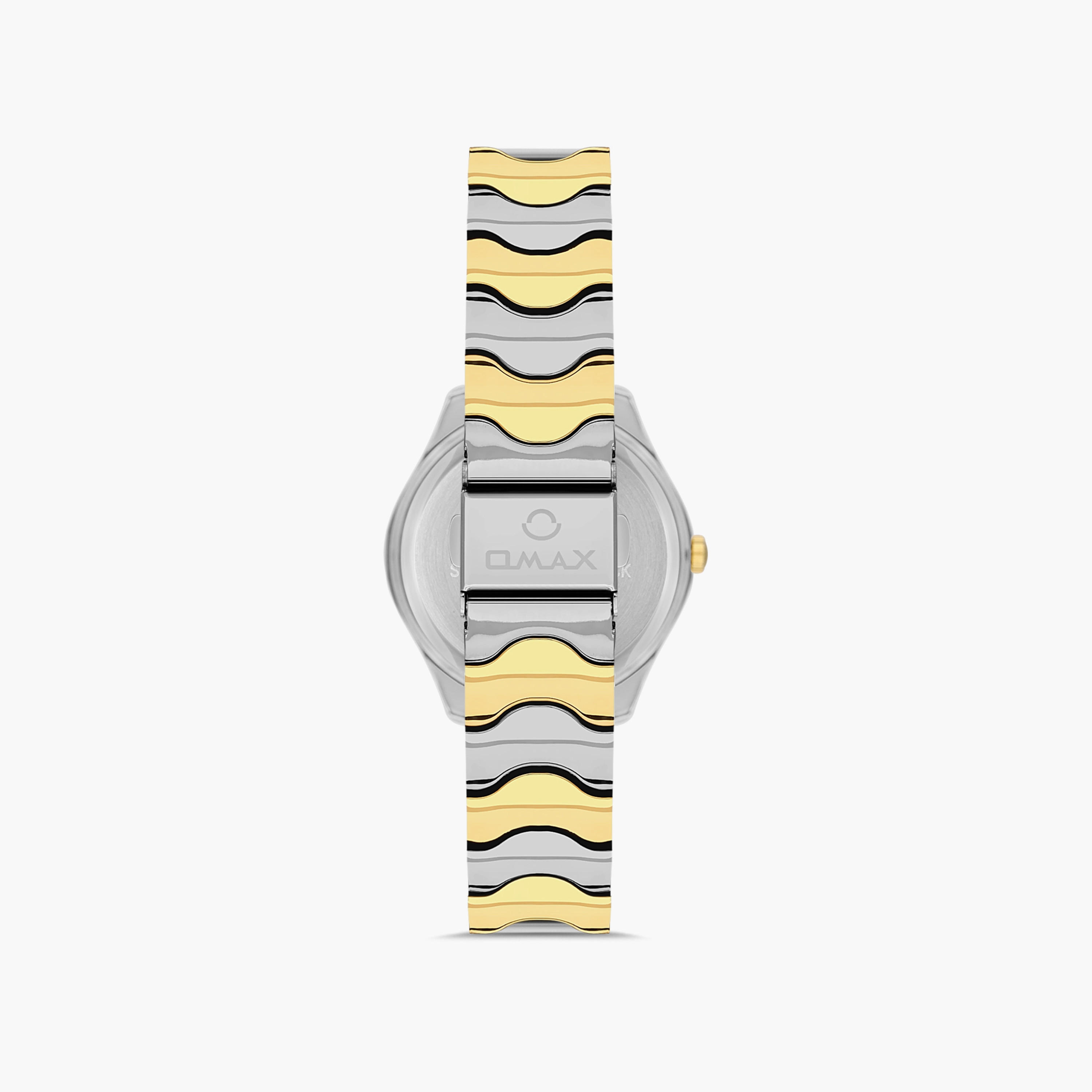 Omax Women's Silver & Gold Analog Stainless Steel Strap Watch | 00JSS024N001 | 36 MM-women-watchesandjewellery-watches-image-3