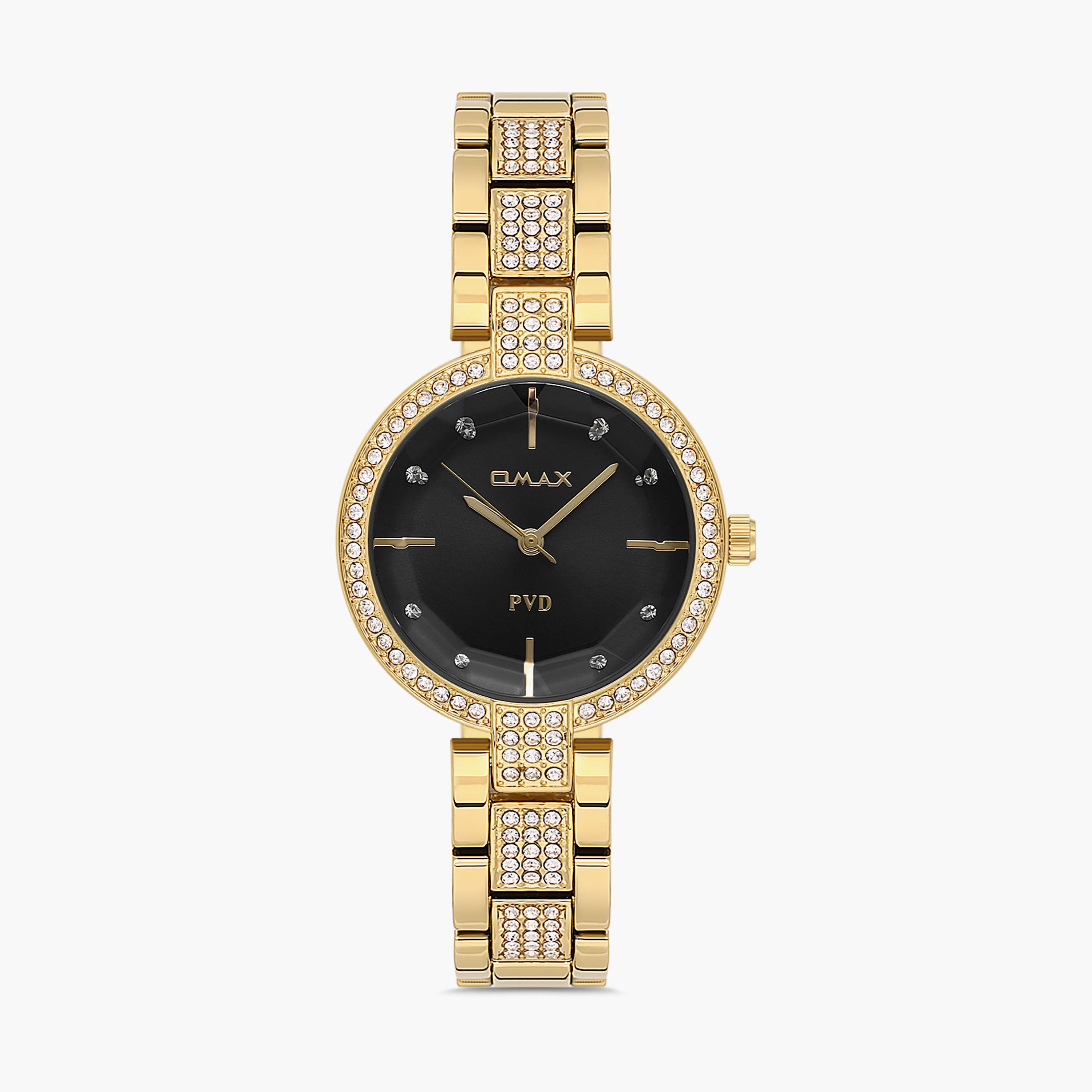 ساعة اوماكس للنساء بلون ذهبي مع انالوج بسوار ستانلس ستيل | 00JSS026Q002-women-watchesandjewellery-watches-image-1