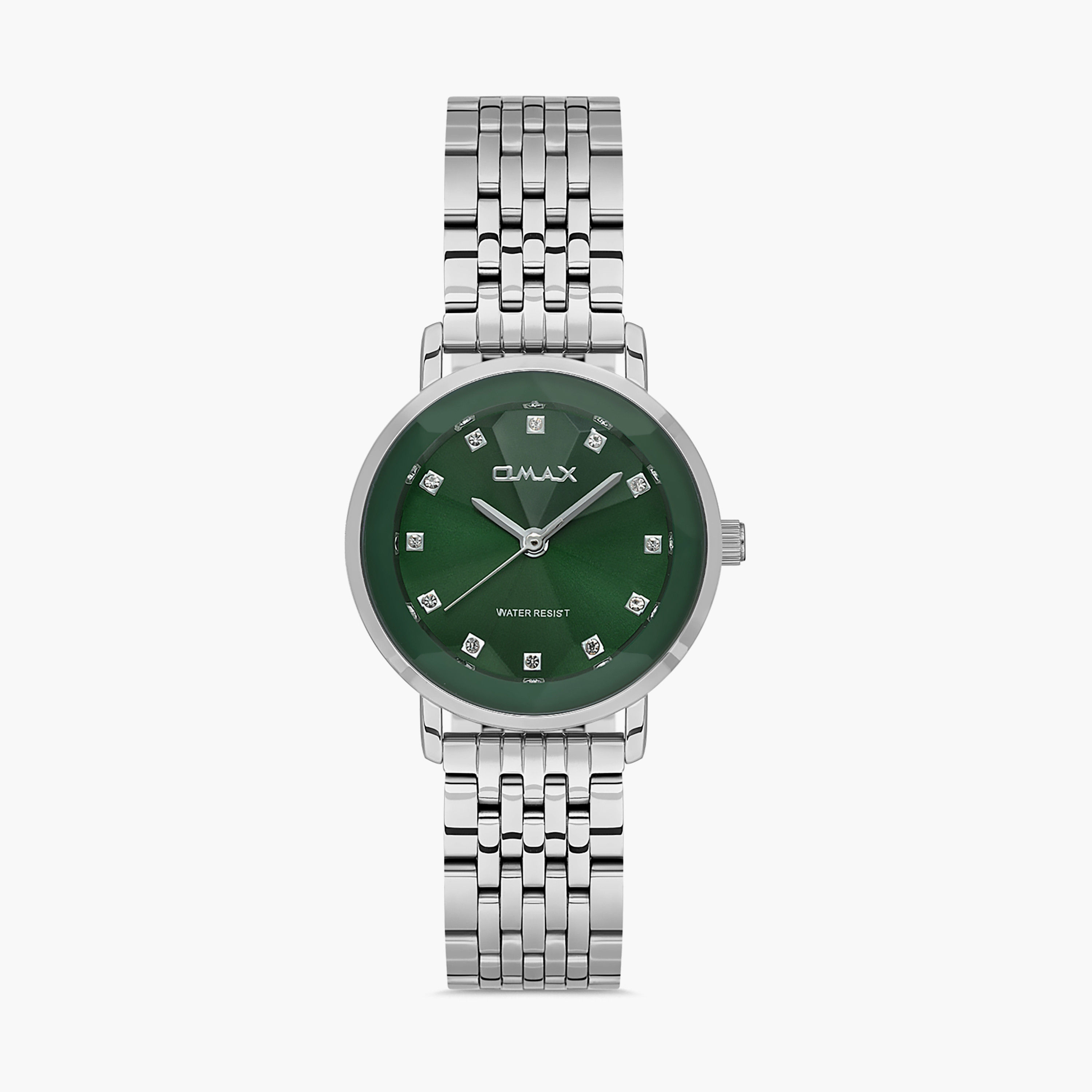 ساعة اوماكس بلون فضي مع انالوج بسوار ستانلس ستيل | 00ZMC002I005-women-watchesandjewellery-watches-image-1