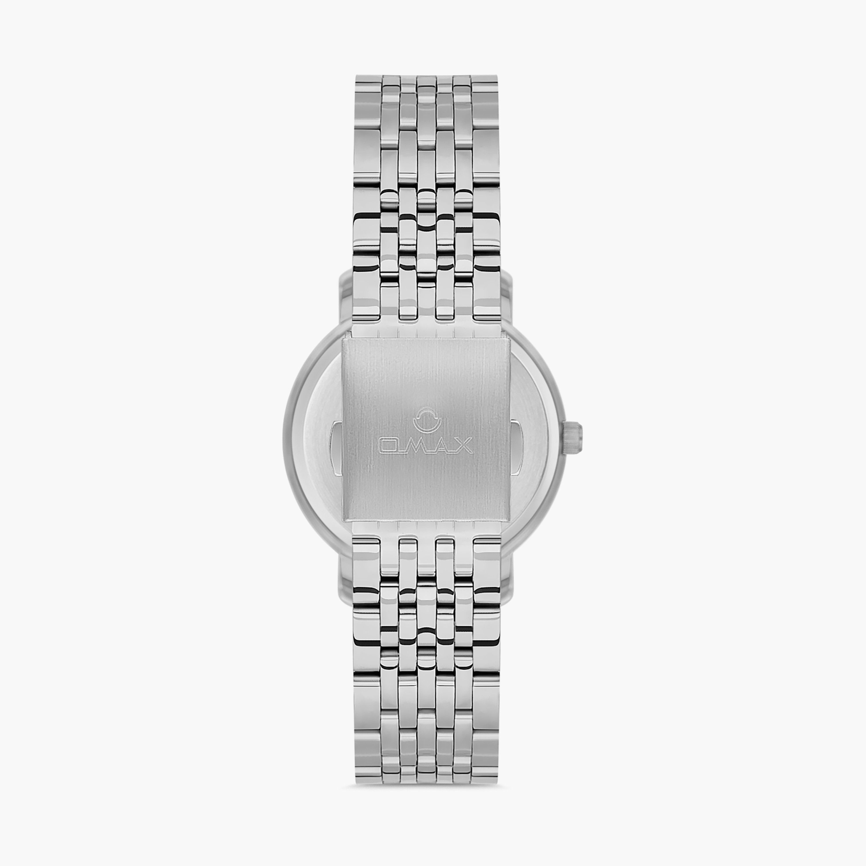 ساعة اوماكس بلون فضي مع انالوج بسوار ستانلس ستيل | 00ZMC002I005-women-watchesandjewellery-watches-image-3